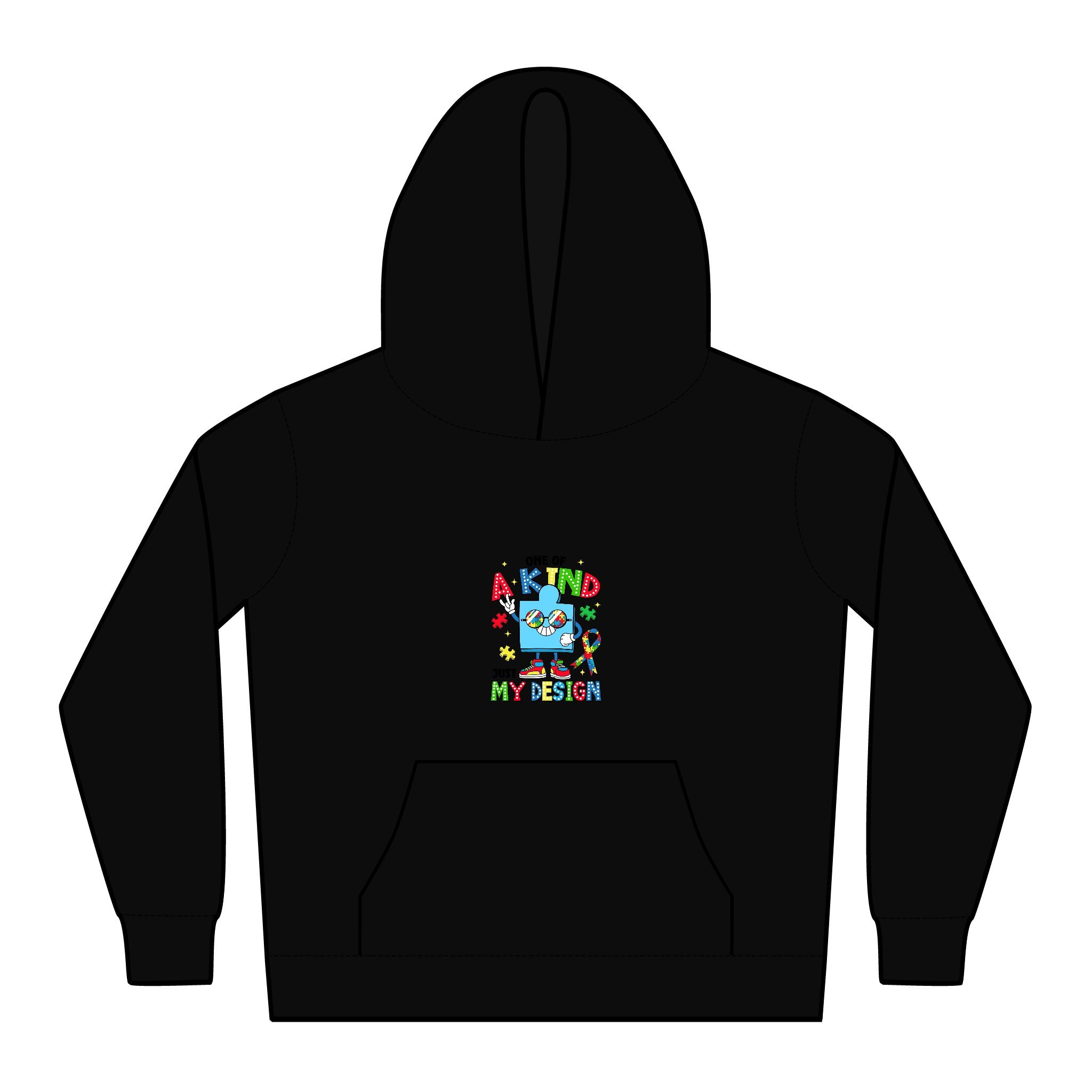 Here One of a Kind Just My Design, Autsm Awareness, Unisex Children's Hoodie