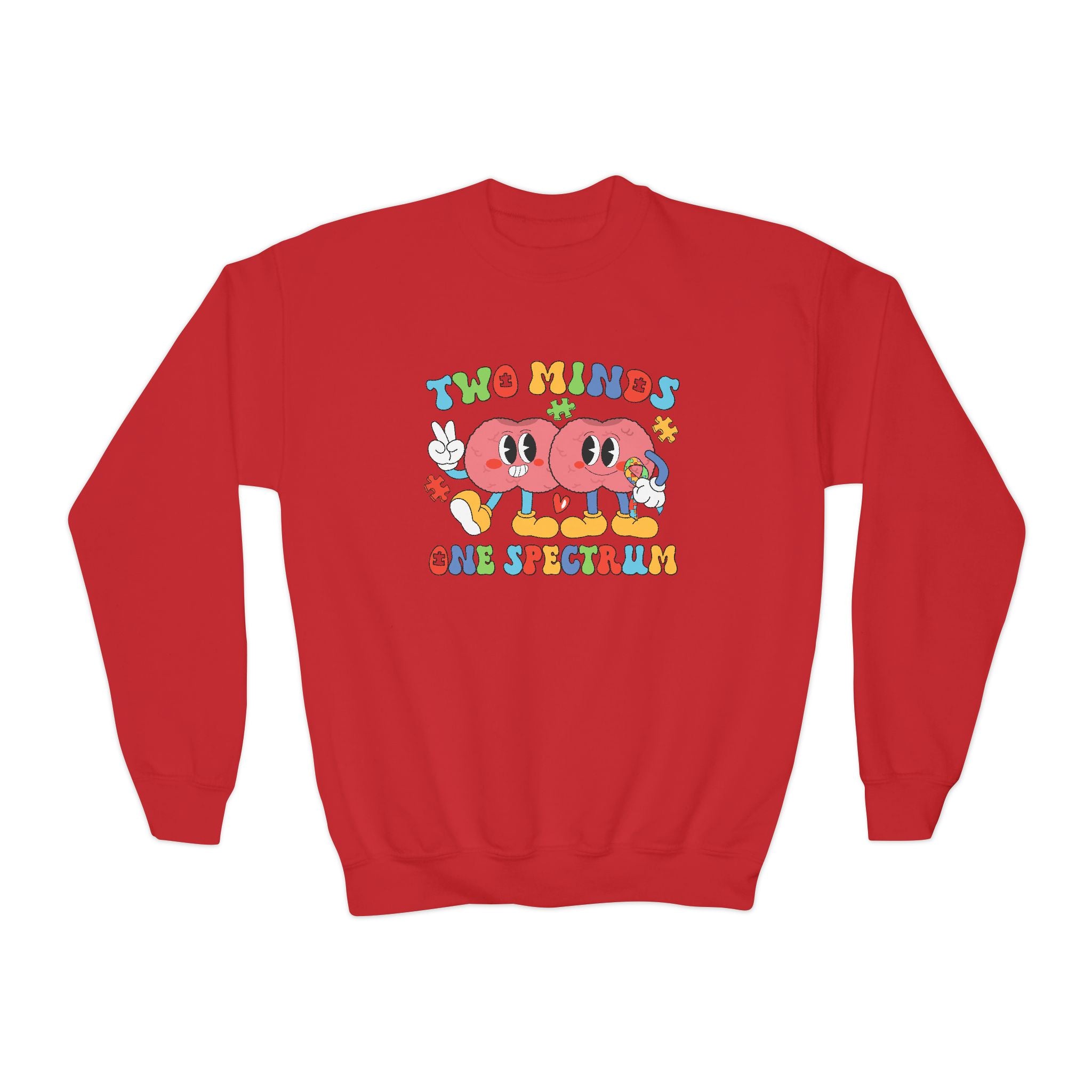 Two Minds One Spectrum, Youth Crewneck Sweatshirt