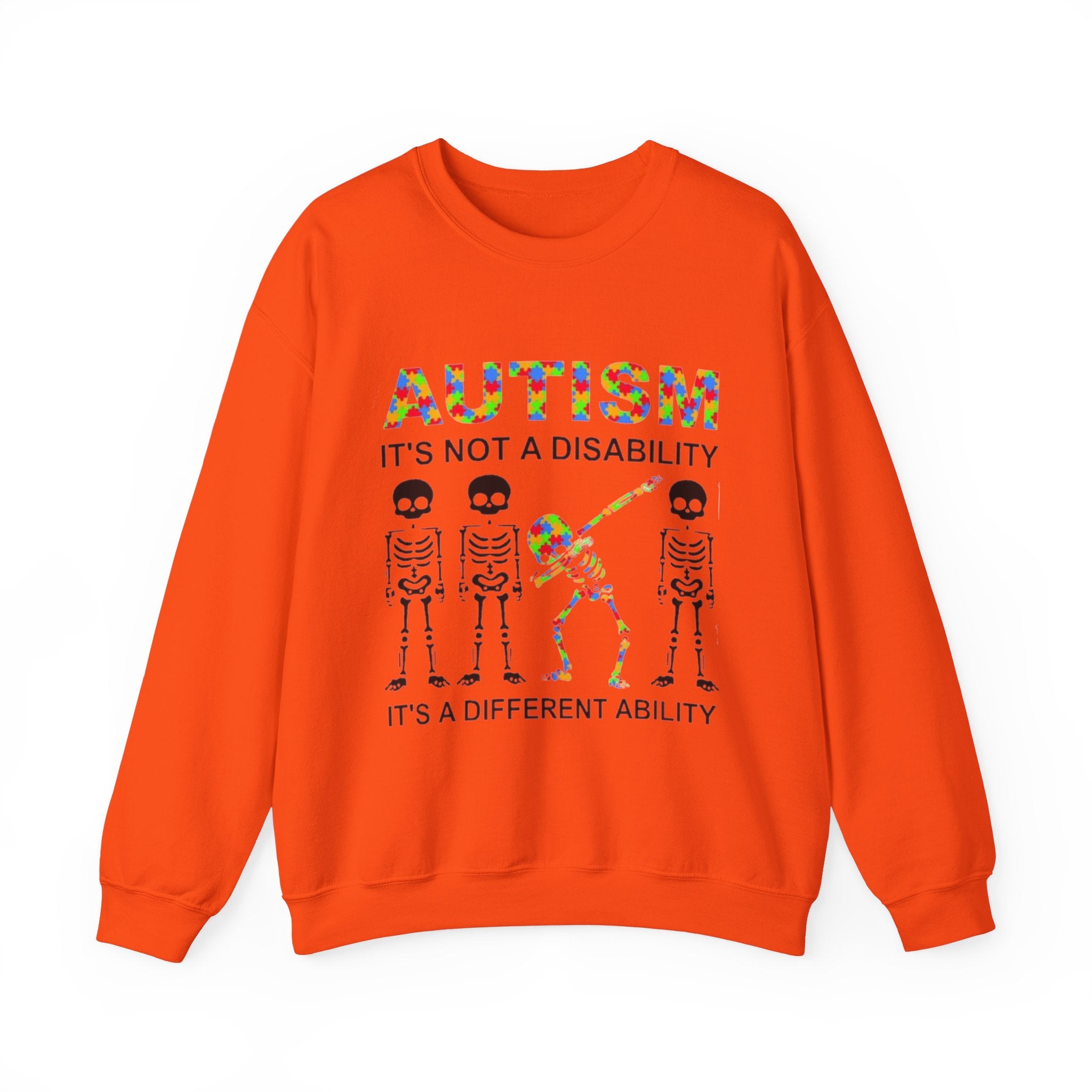 Autism It's Not A Disability, Autism Awareness Adult Sweatshirt