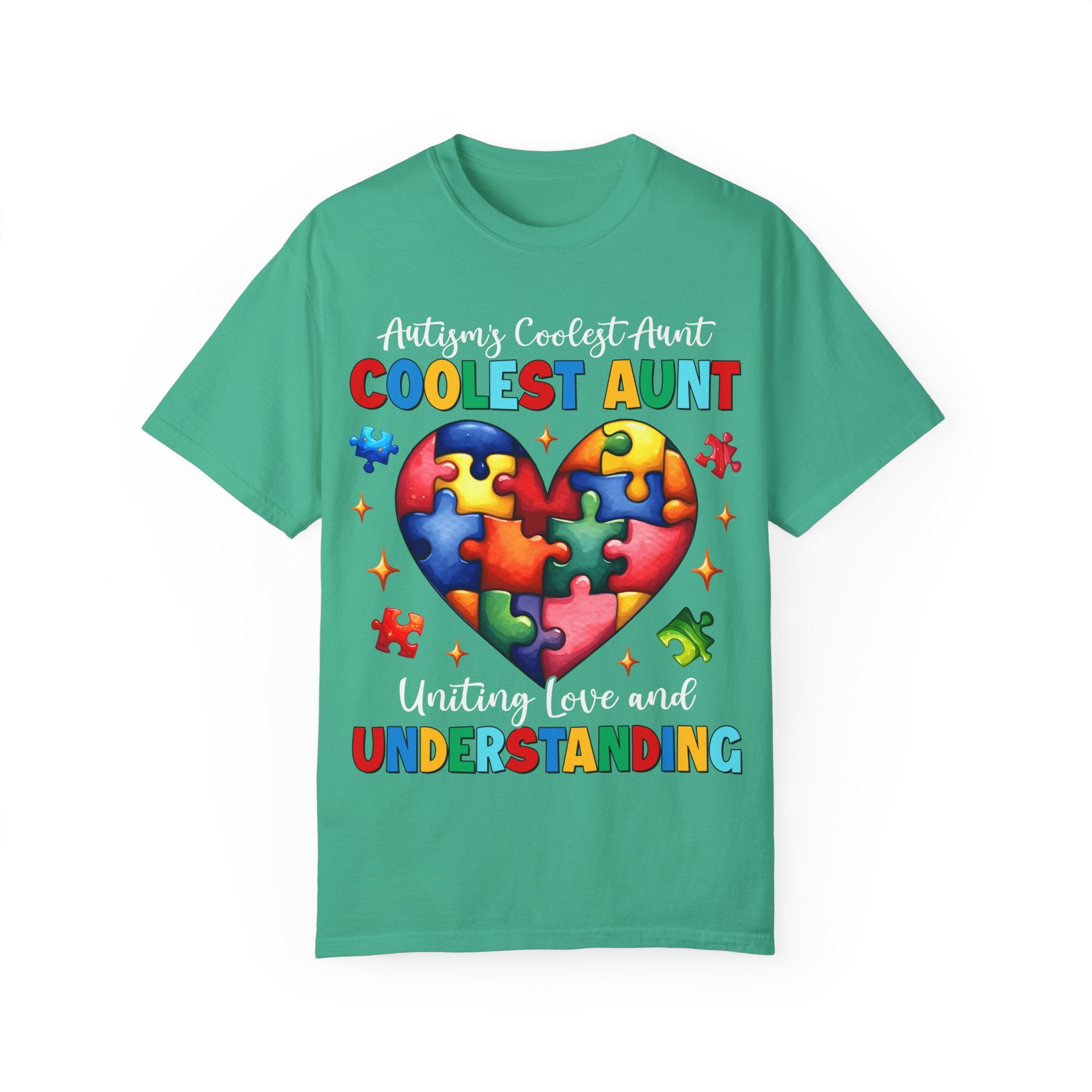 Autism’s Coolest Auntie Adult T-Shirt | Autism Awareness for Aunts, Sisters & Family