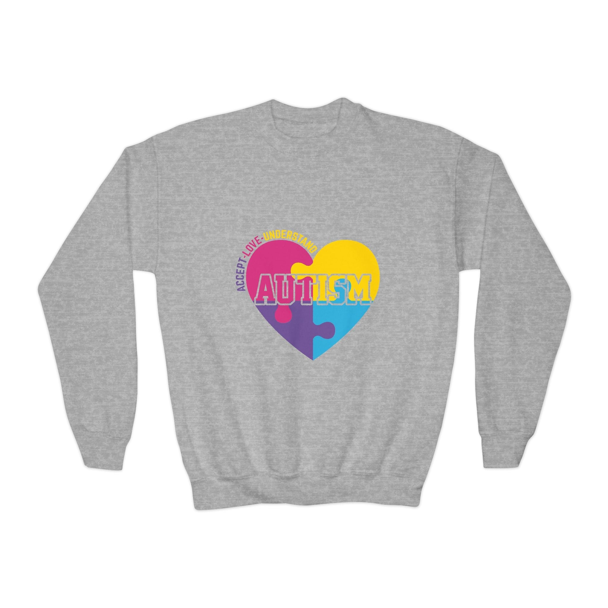 Autism Awareness Heart Sweatshirt