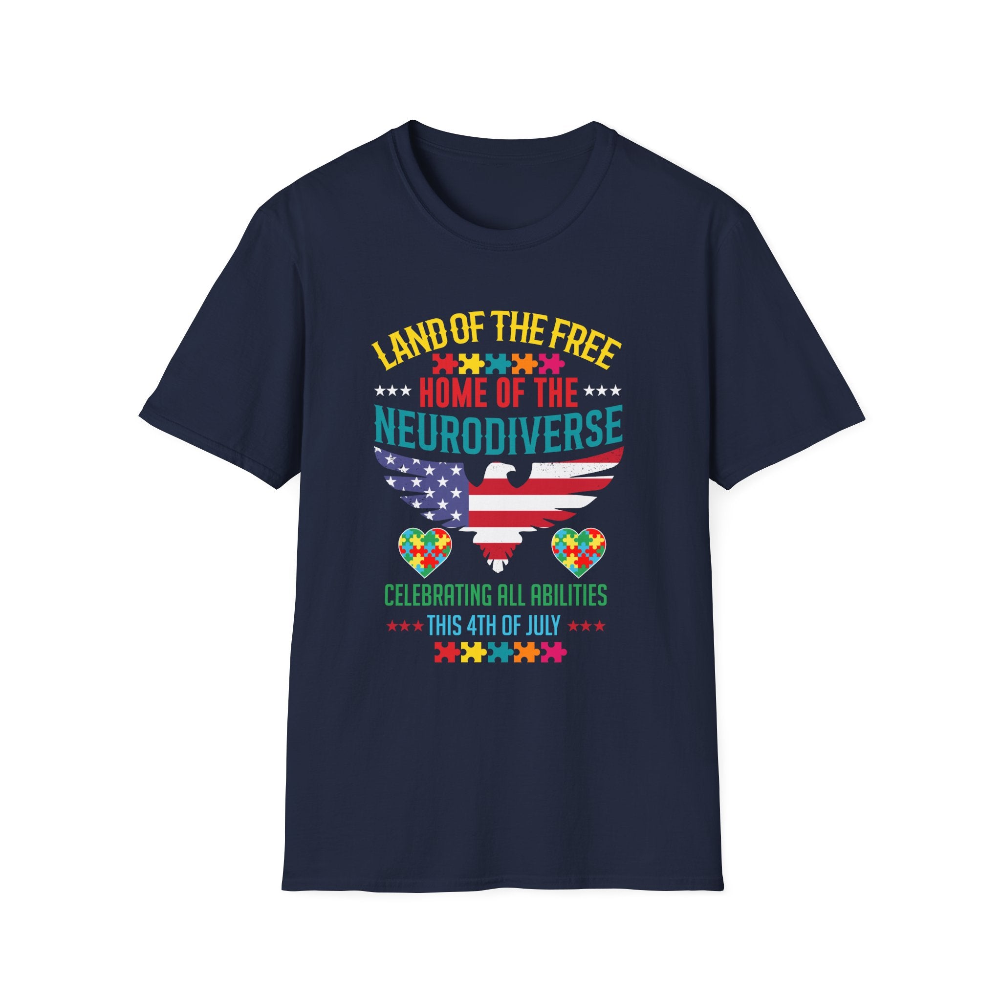 Home of Neurodiverse Autism Awareness , Adult T-Shirt