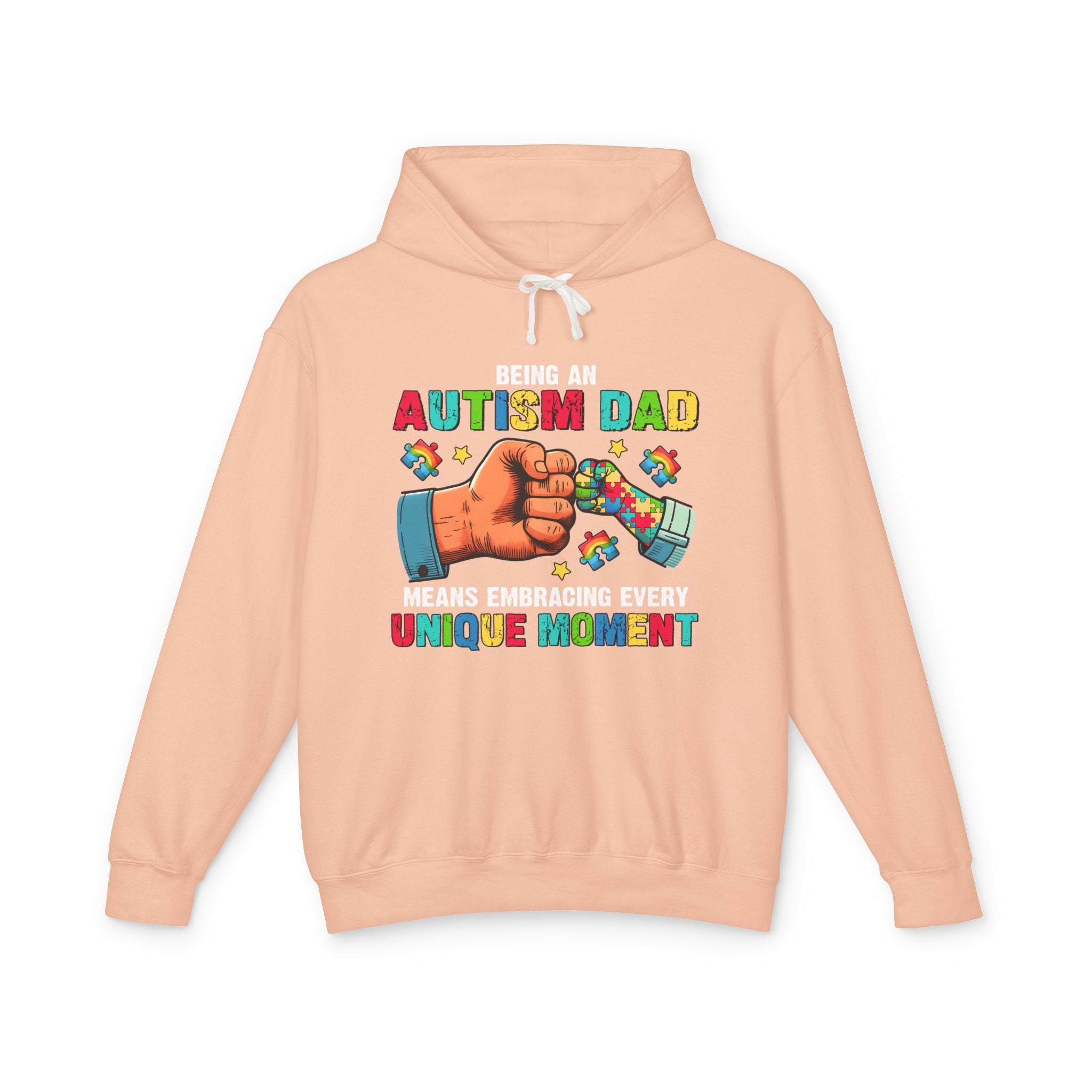 Being An Autism Dad, Autism Awareness Adult Hoodie