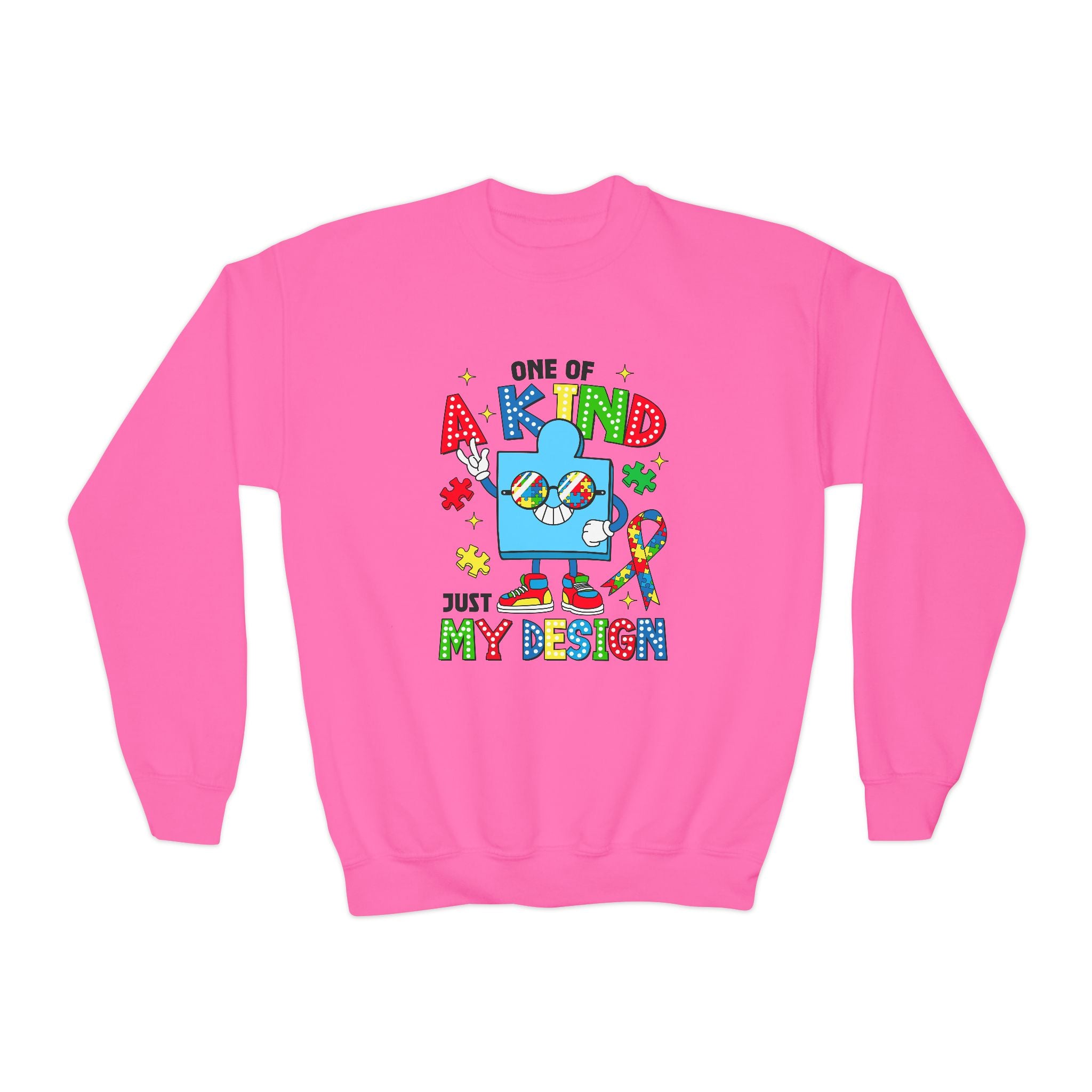 One of a Kind Just My Design, Unisex Children's Crewneck Sweatshirt