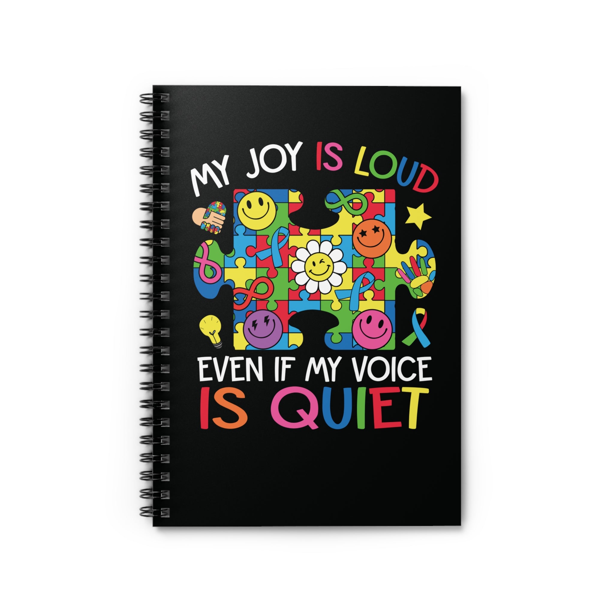 My Joy Is Loud Spiral Notebook - Ruled Line