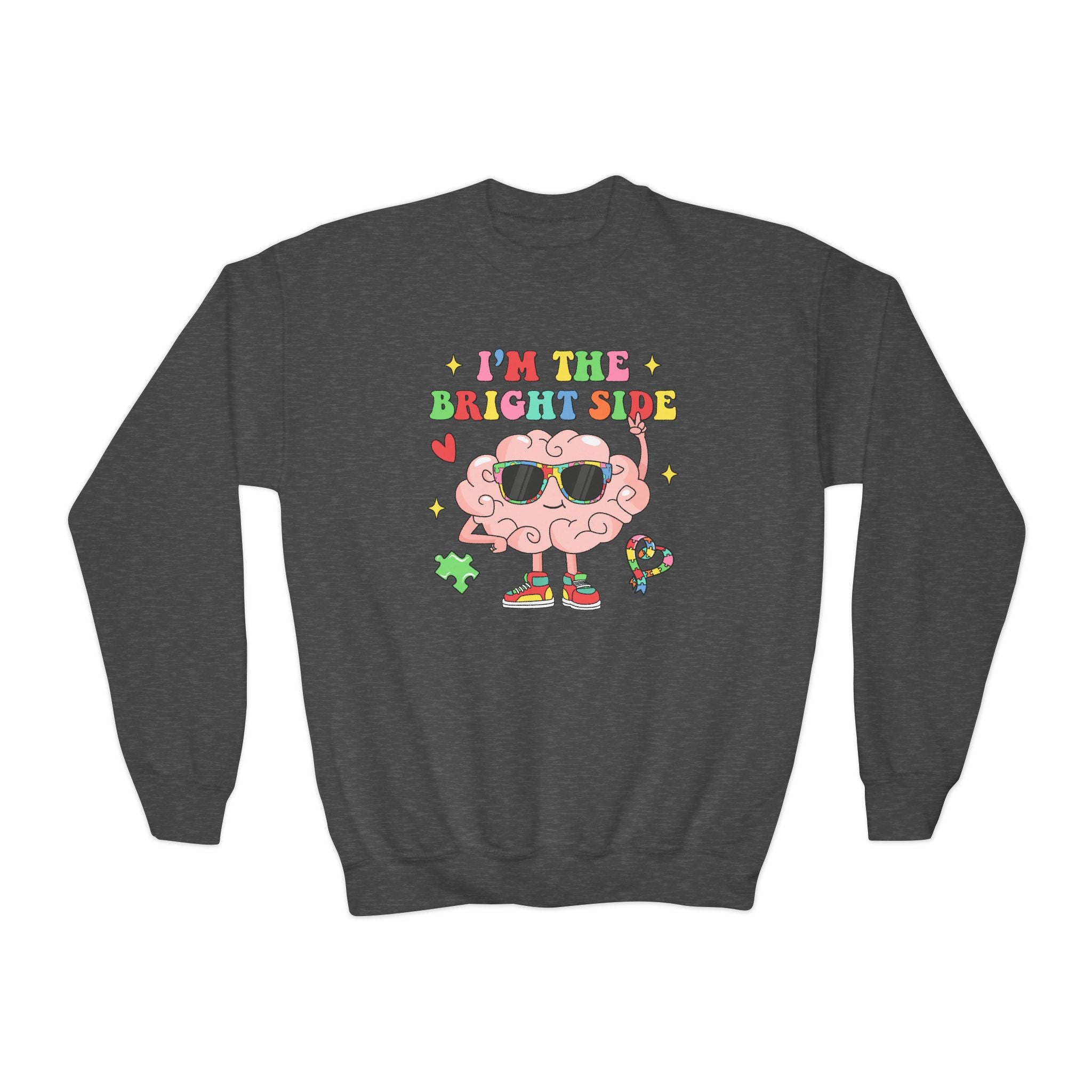 I Am The Bright Side, Youth Crewneck Sweatshirt