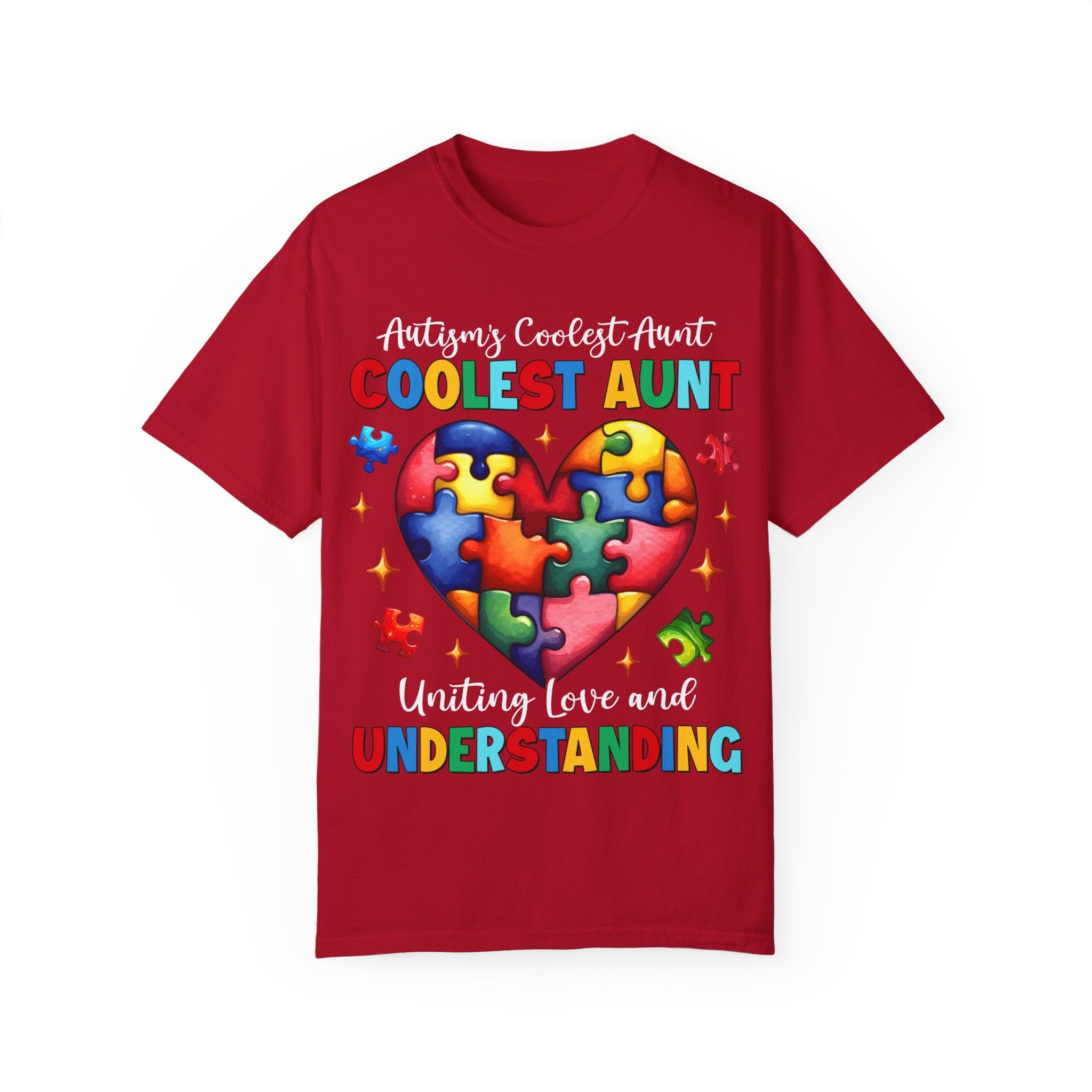 Autism’s Coolest Auntie Adult T-Shirt | Autism Awareness for Aunts, Sisters & Family