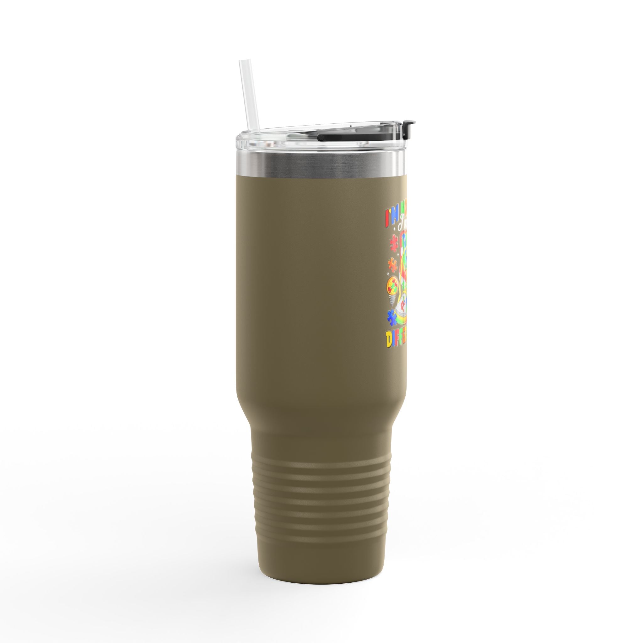 I'm Not Behind Insulated Travel Mug, 40oz