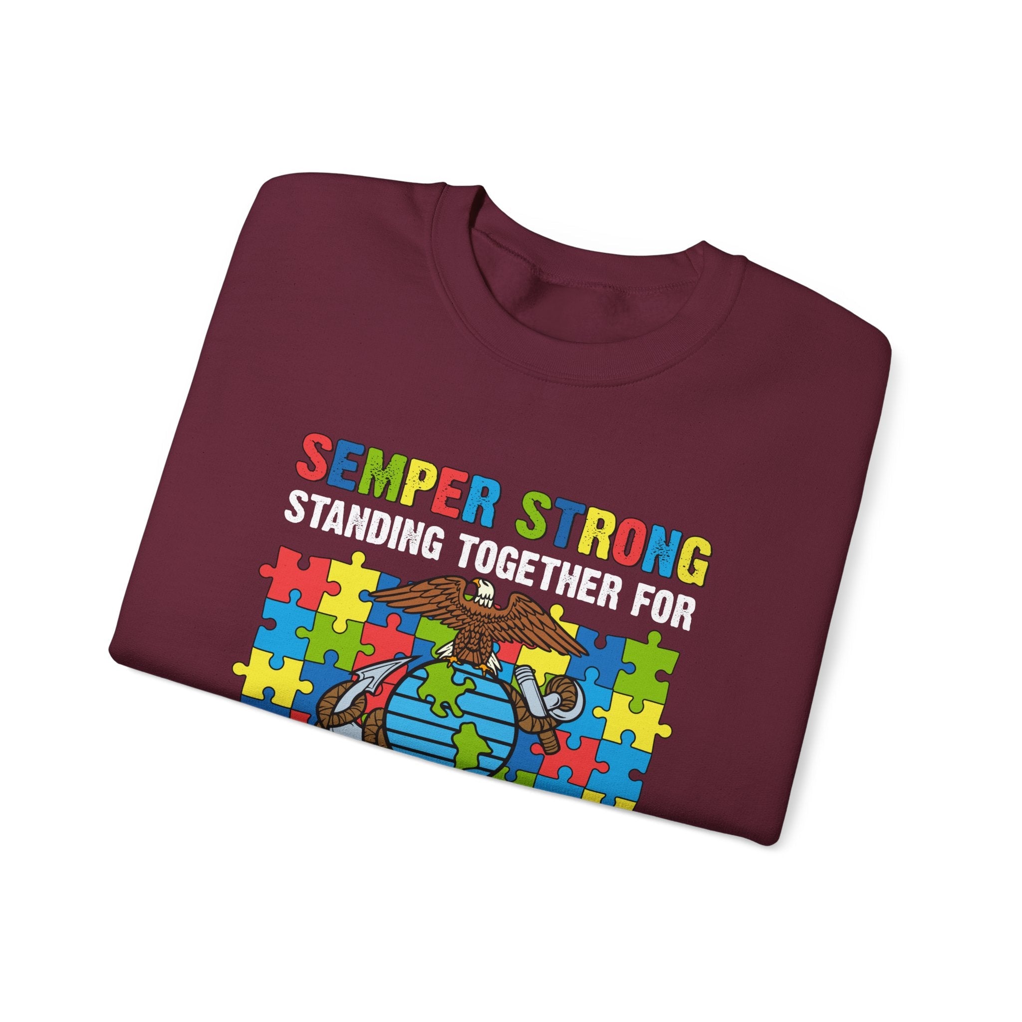 "Semper Strong Autism Awareness Sweatshirt