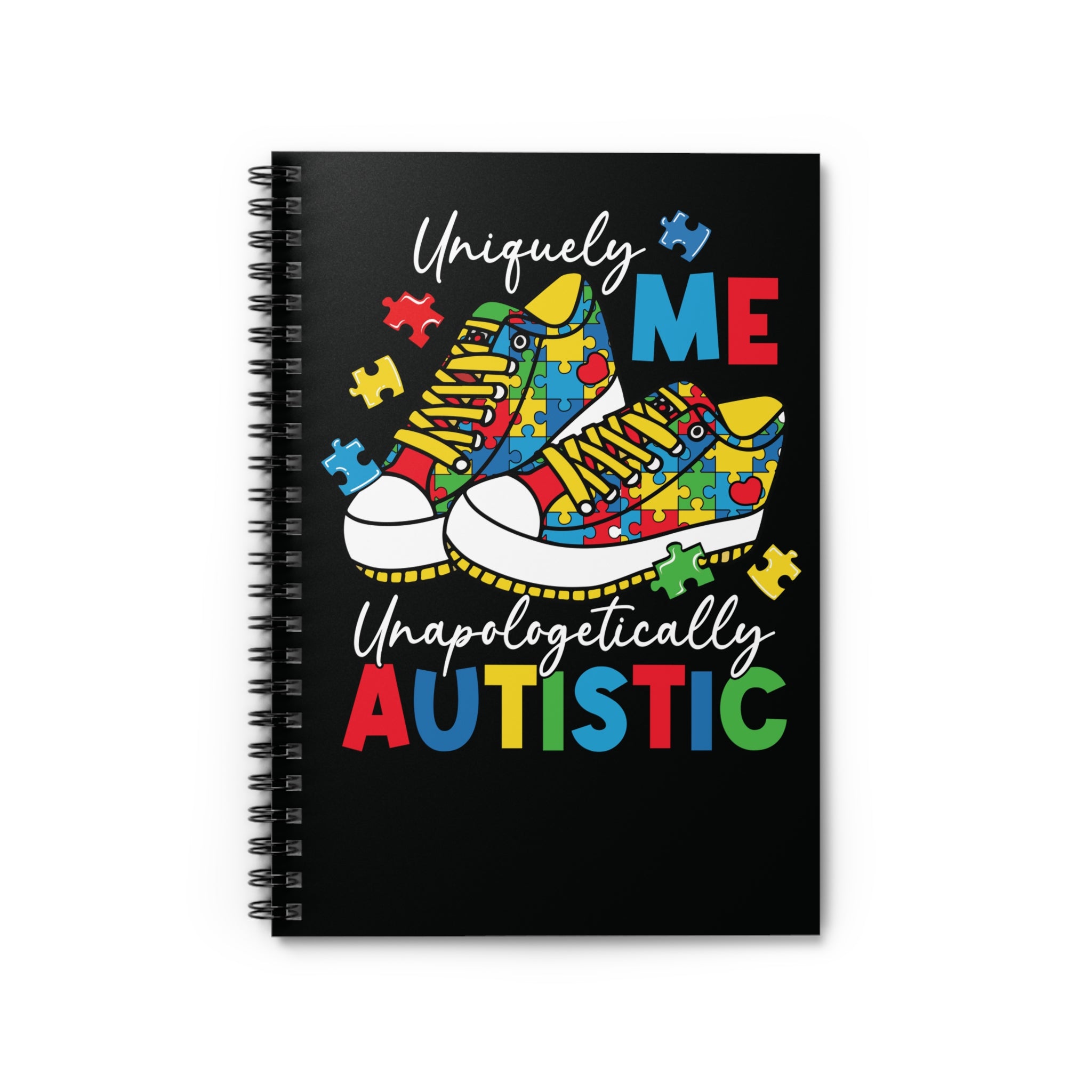 Uniquely Me Autistic Spiral Notebook - Ruled Line