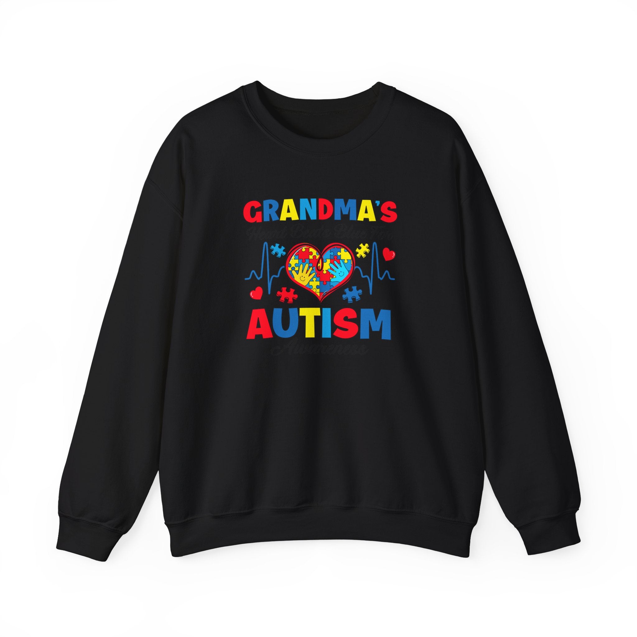 Grandma's Heart, Adult Crewneck Sweatshirt