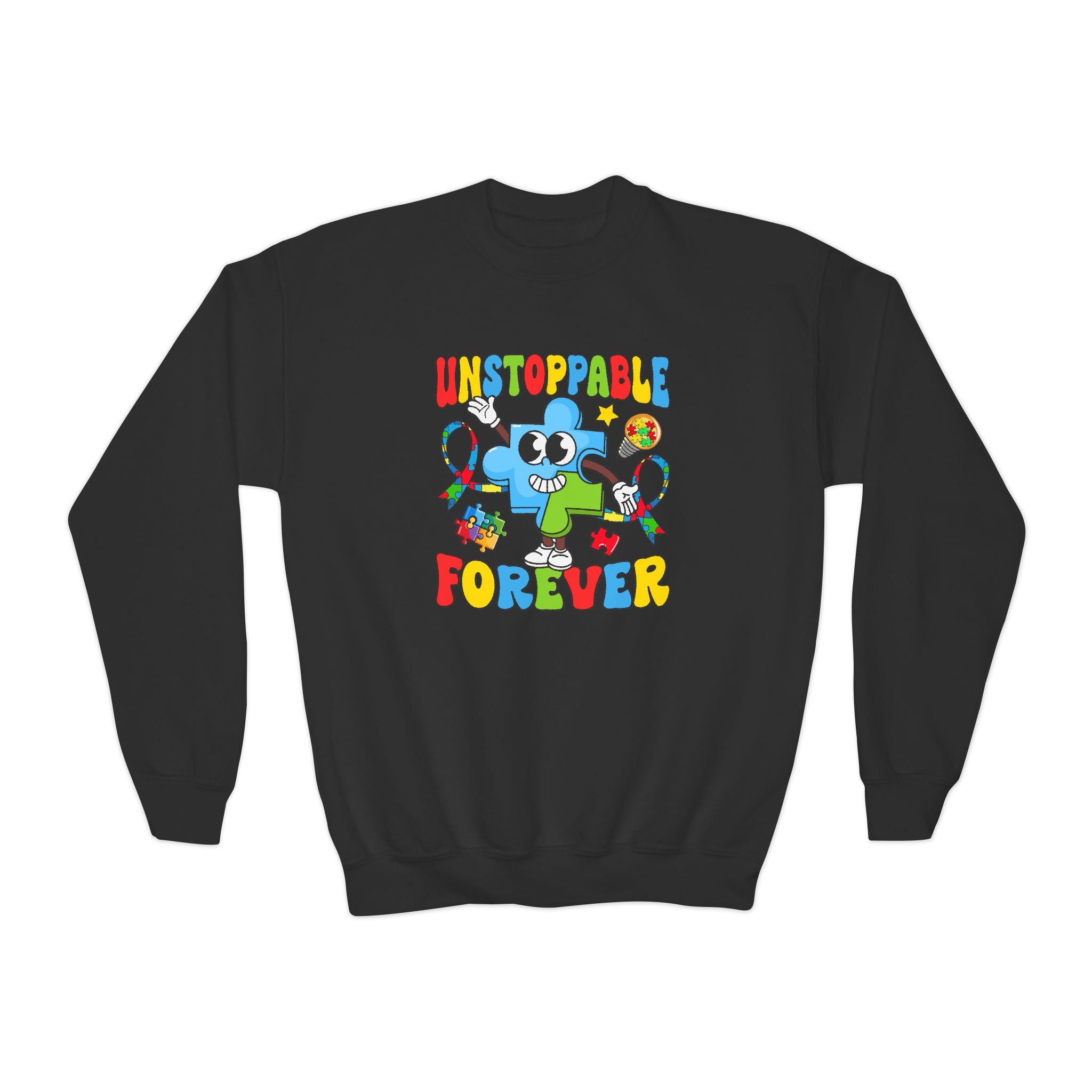 Unstoppable Forever, Youth Crewneck Sweatshirt