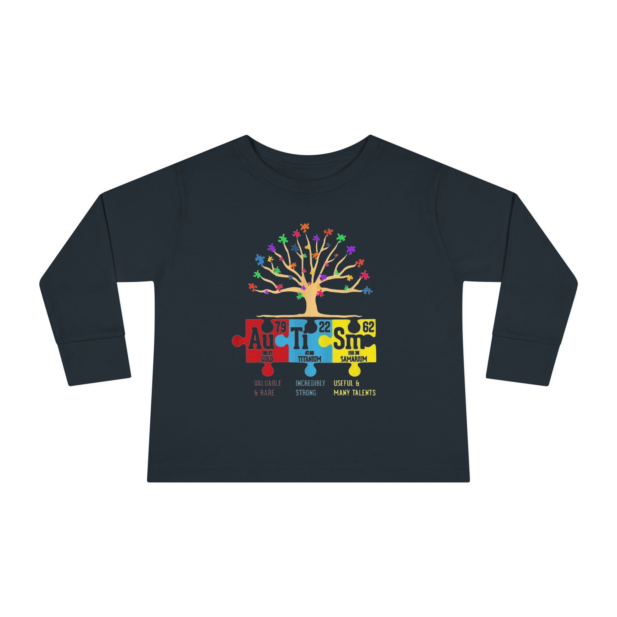 Autism Awareness Tree, Unisex Toddler Long Sleeve Shirt