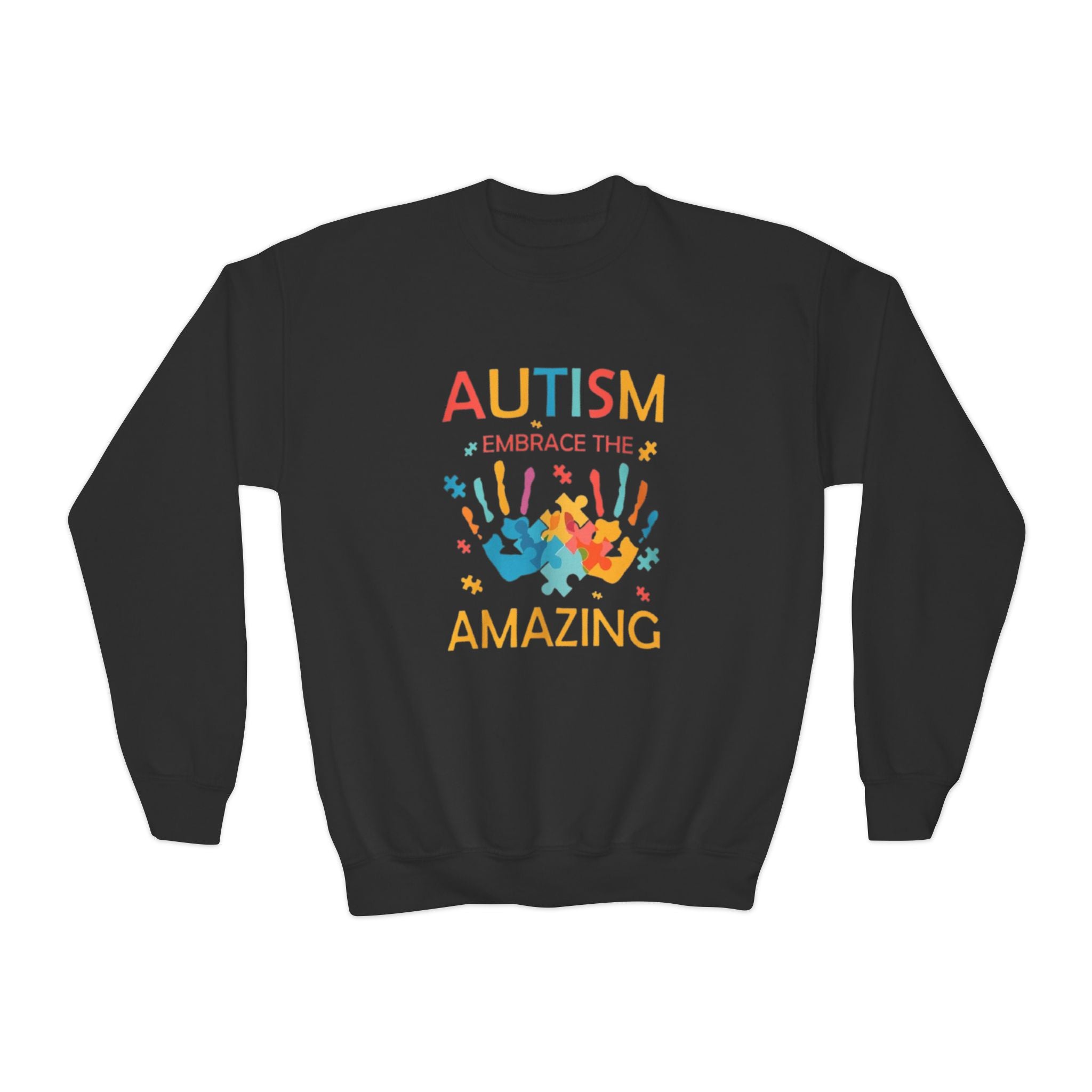 Autism: Embrace the Amazing, Youth Unisex Sweatshirt