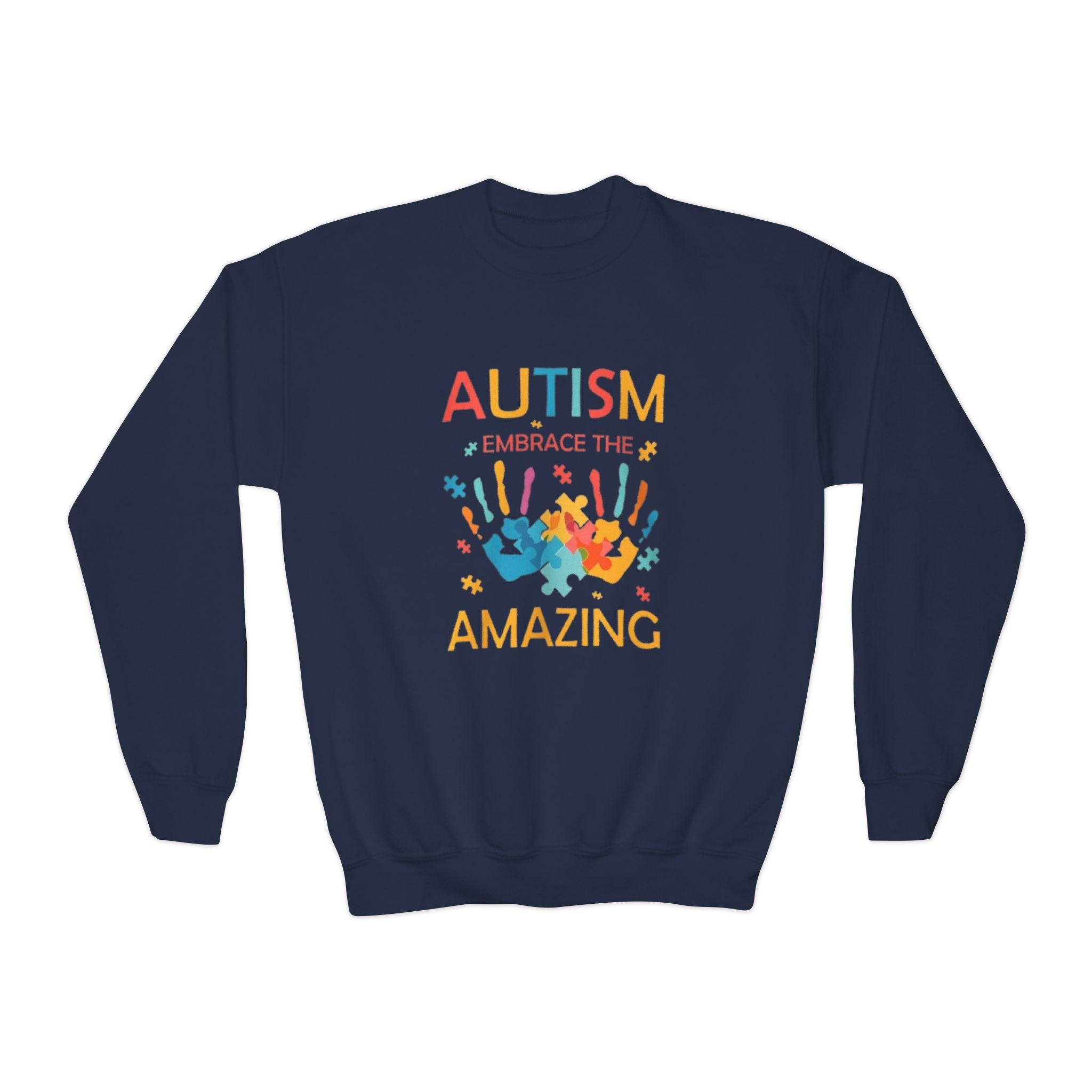 Autism: Embrace the Amazing, Youth Unisex Sweatshirt