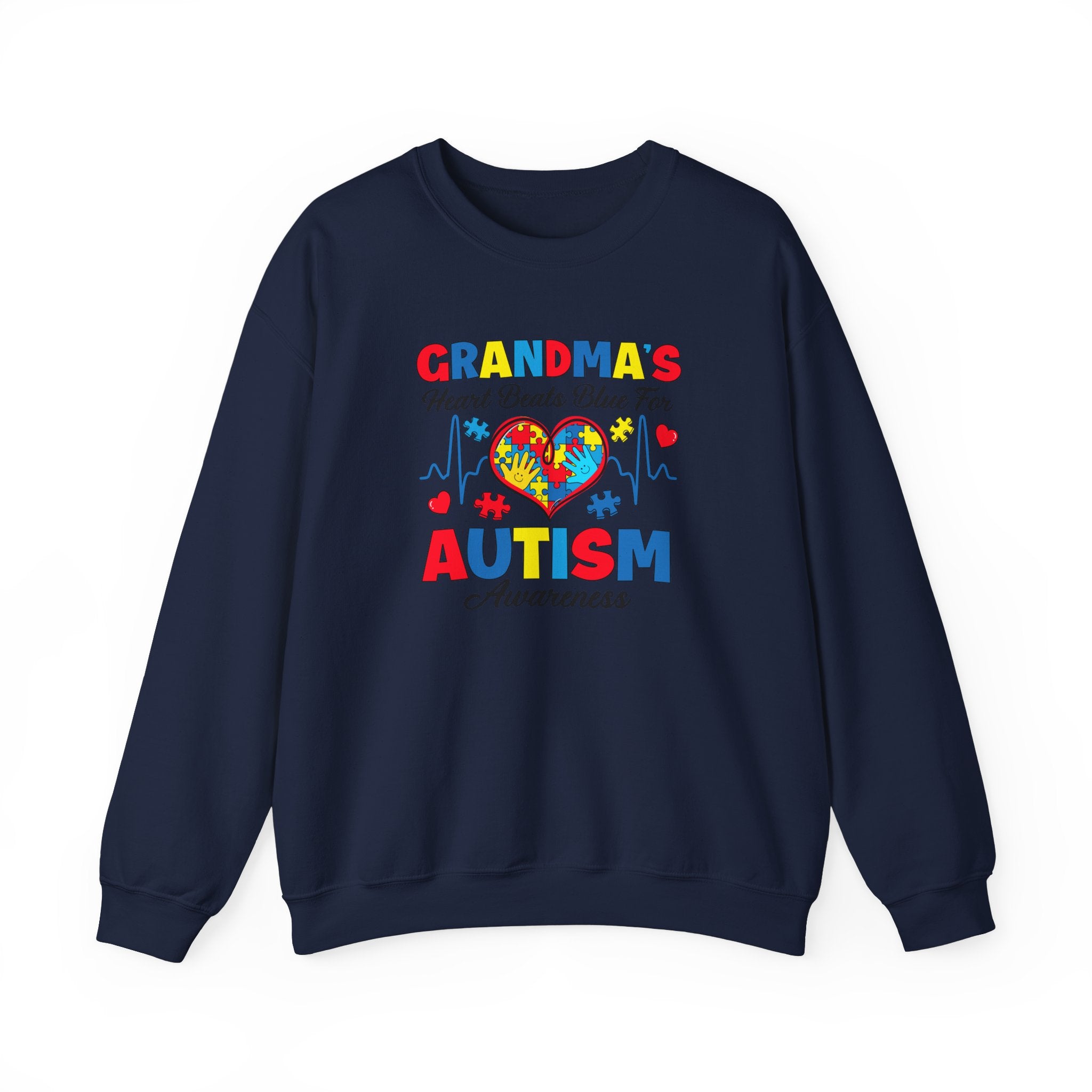 Grandma's Heart, Adult Crewneck Sweatshirt