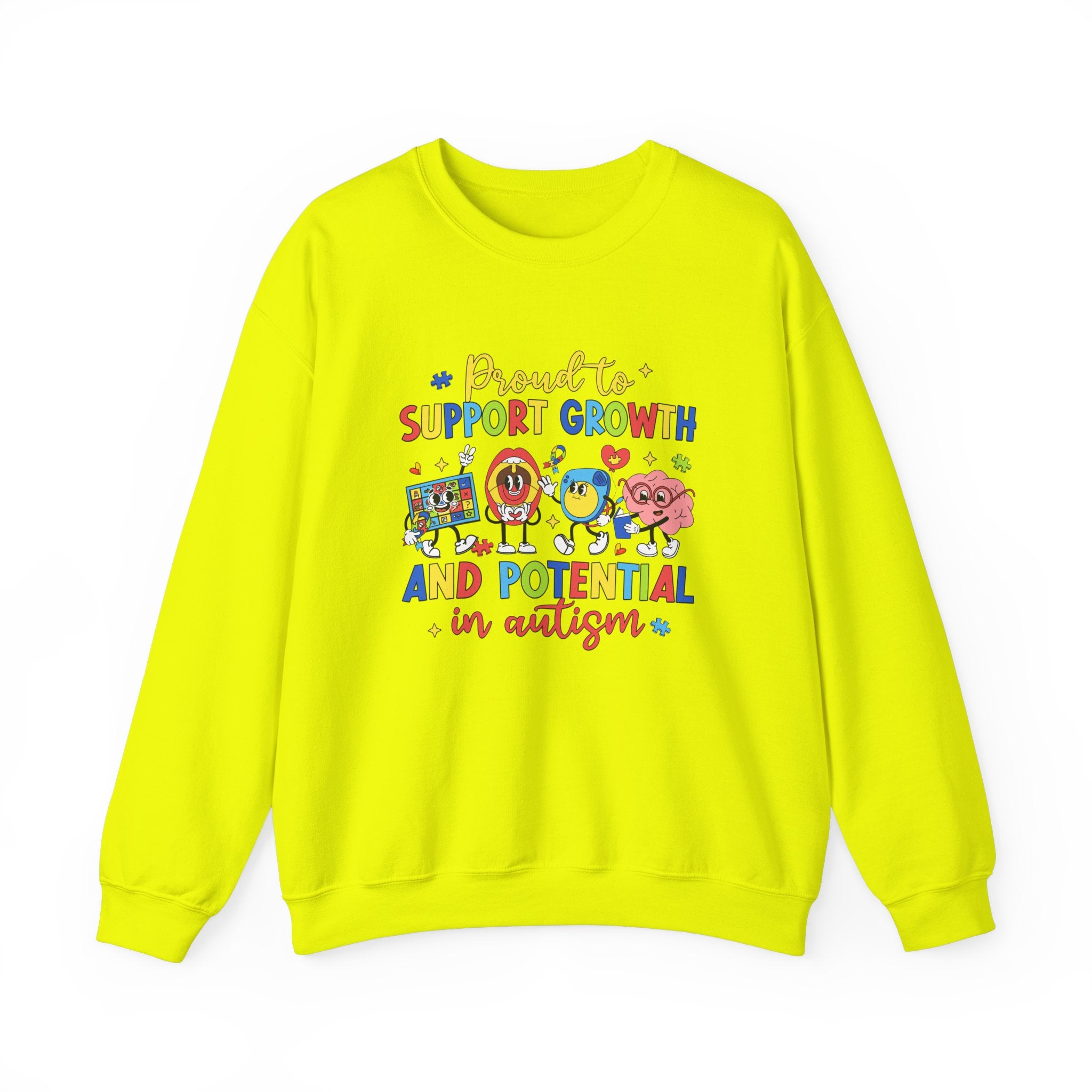 Nurturing Growth for Autism Awareness, Adult Sweatshirt