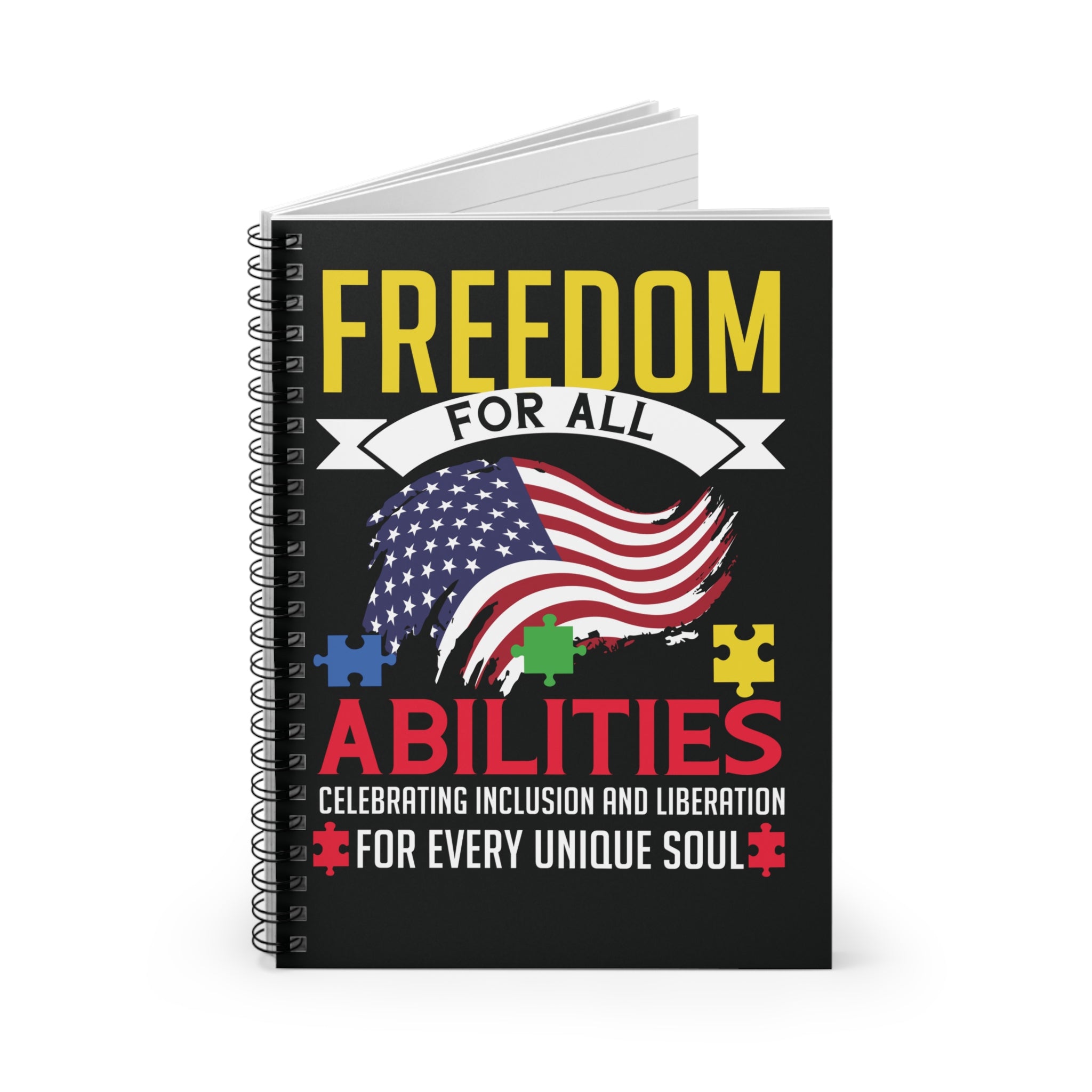 Freedom Abilities Spiral Notebook - Ruled Line