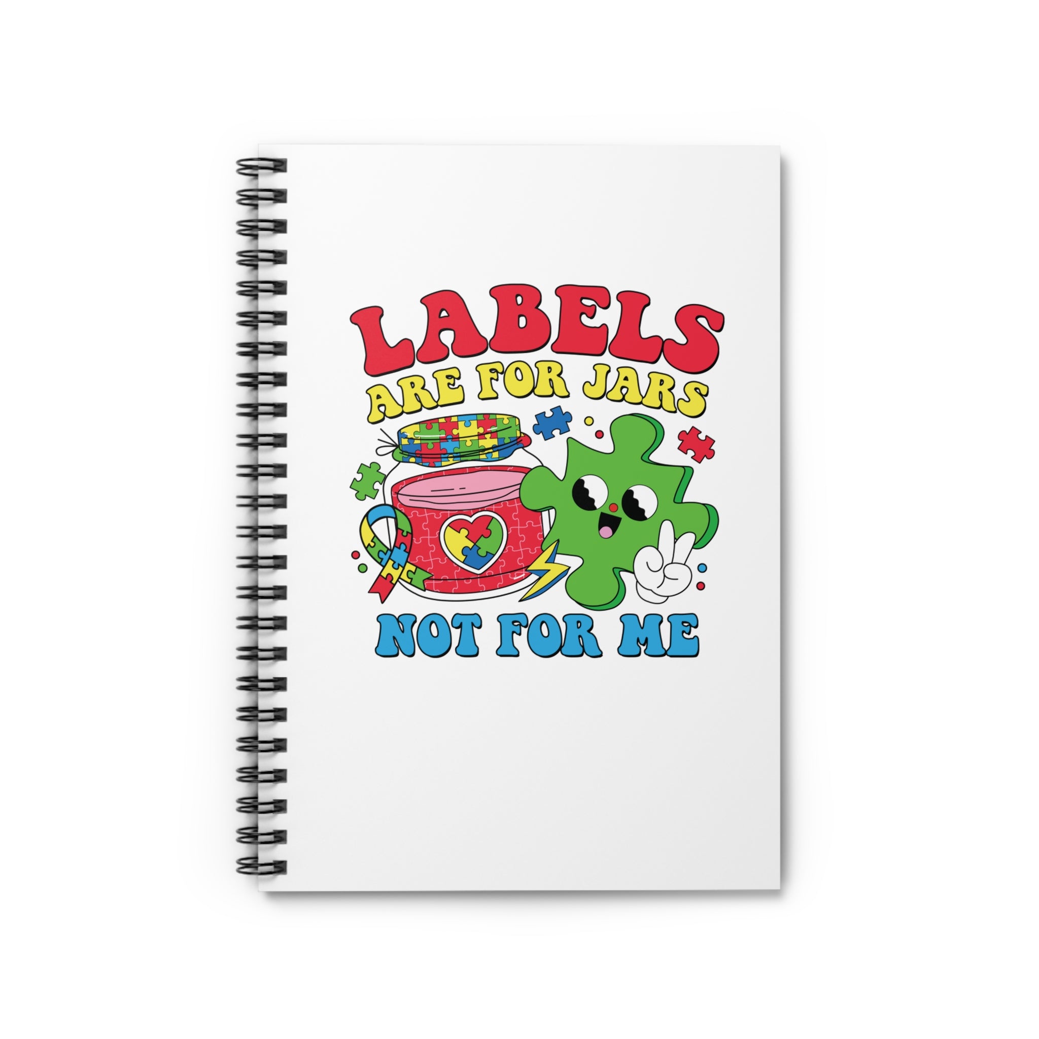 Not For Me Spiral Notebook - Ruled Line