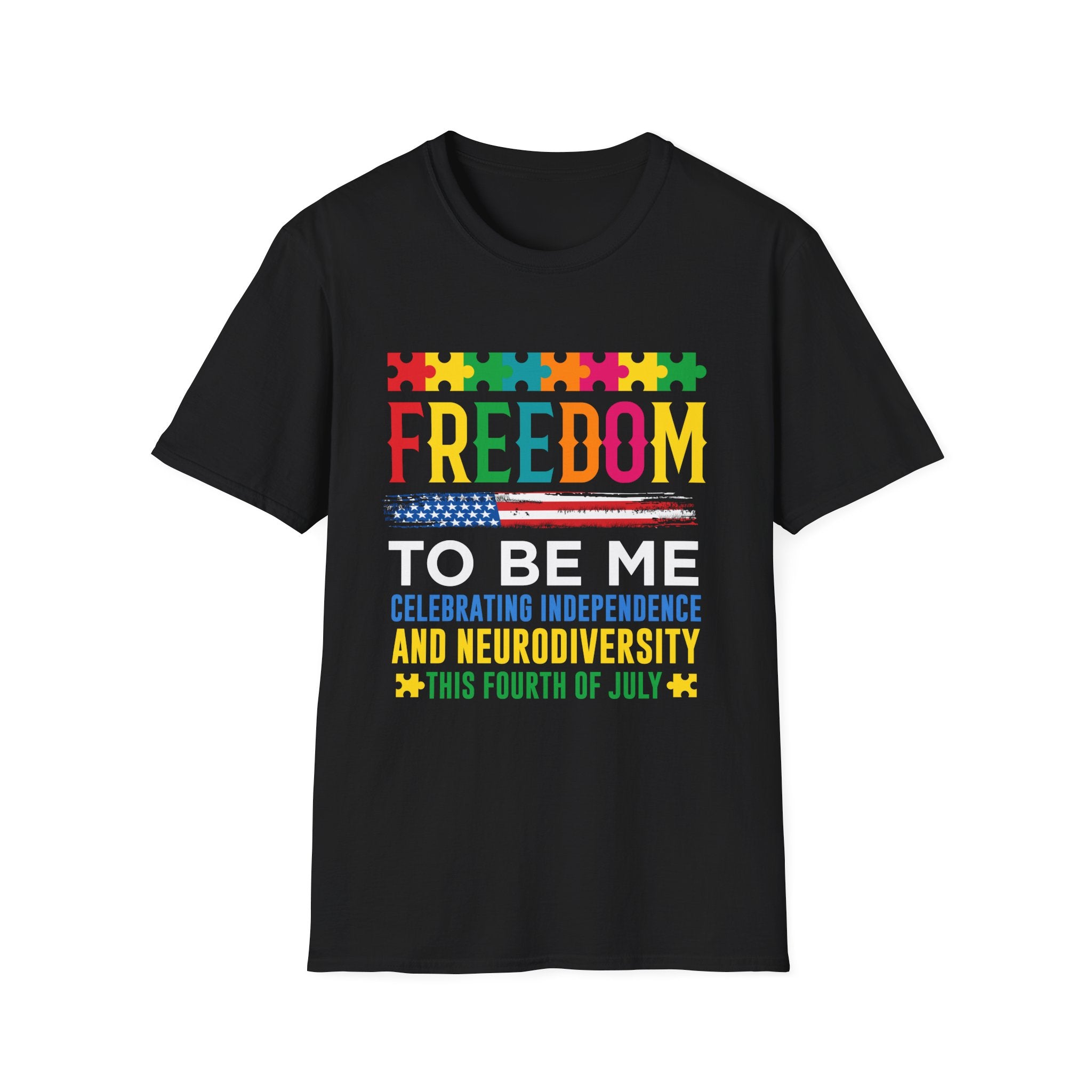 Freedom To Be Me Autism Awareness , Adult T-Shirt