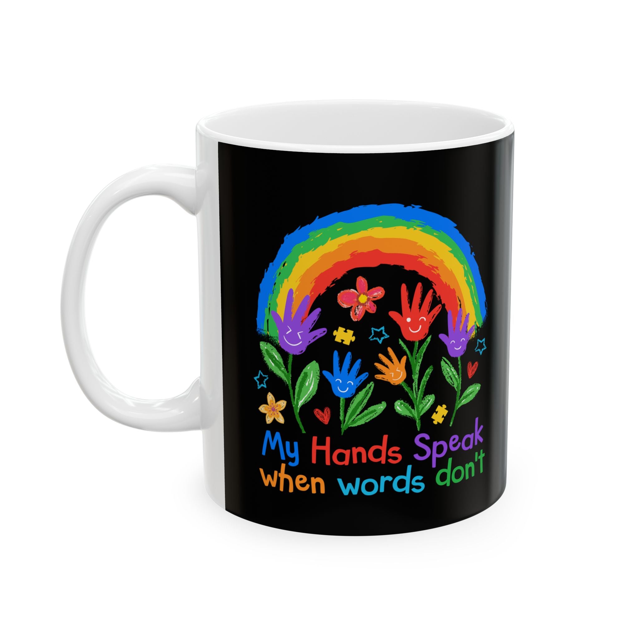 My Hands Speak, Ceramic Mug
