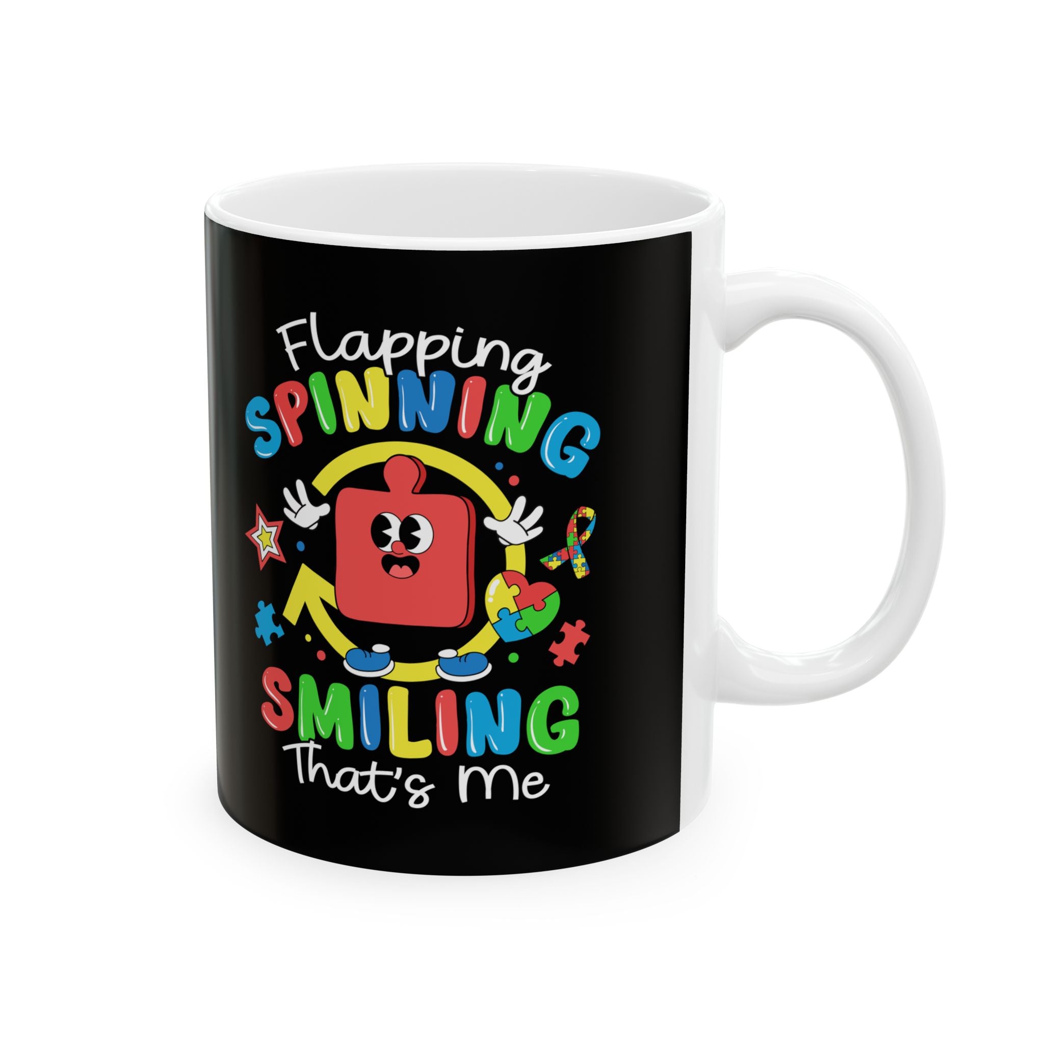 Flapping Spinning, Ceramic Mug