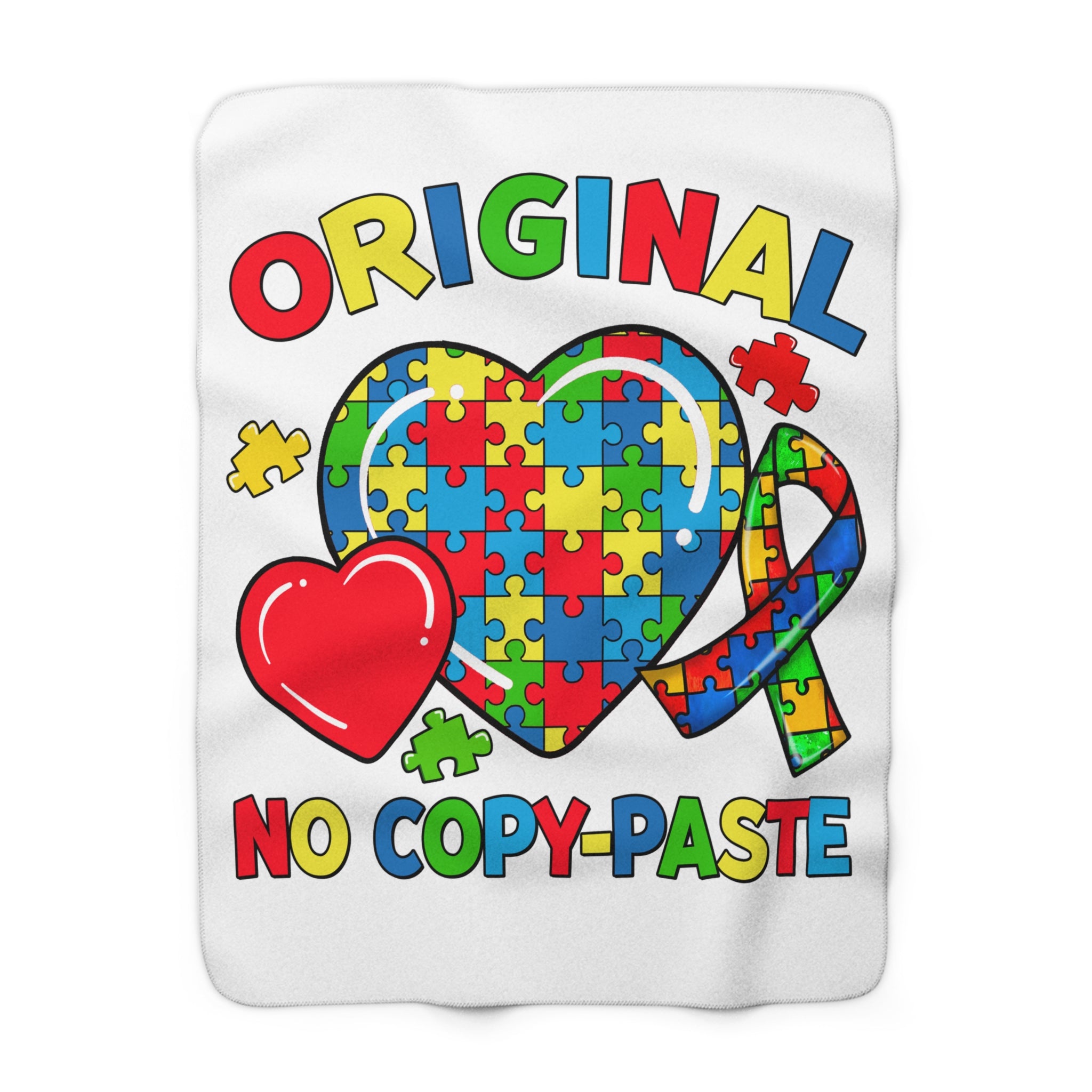 Original No Copy Paste Sherpa Fleece Blanket