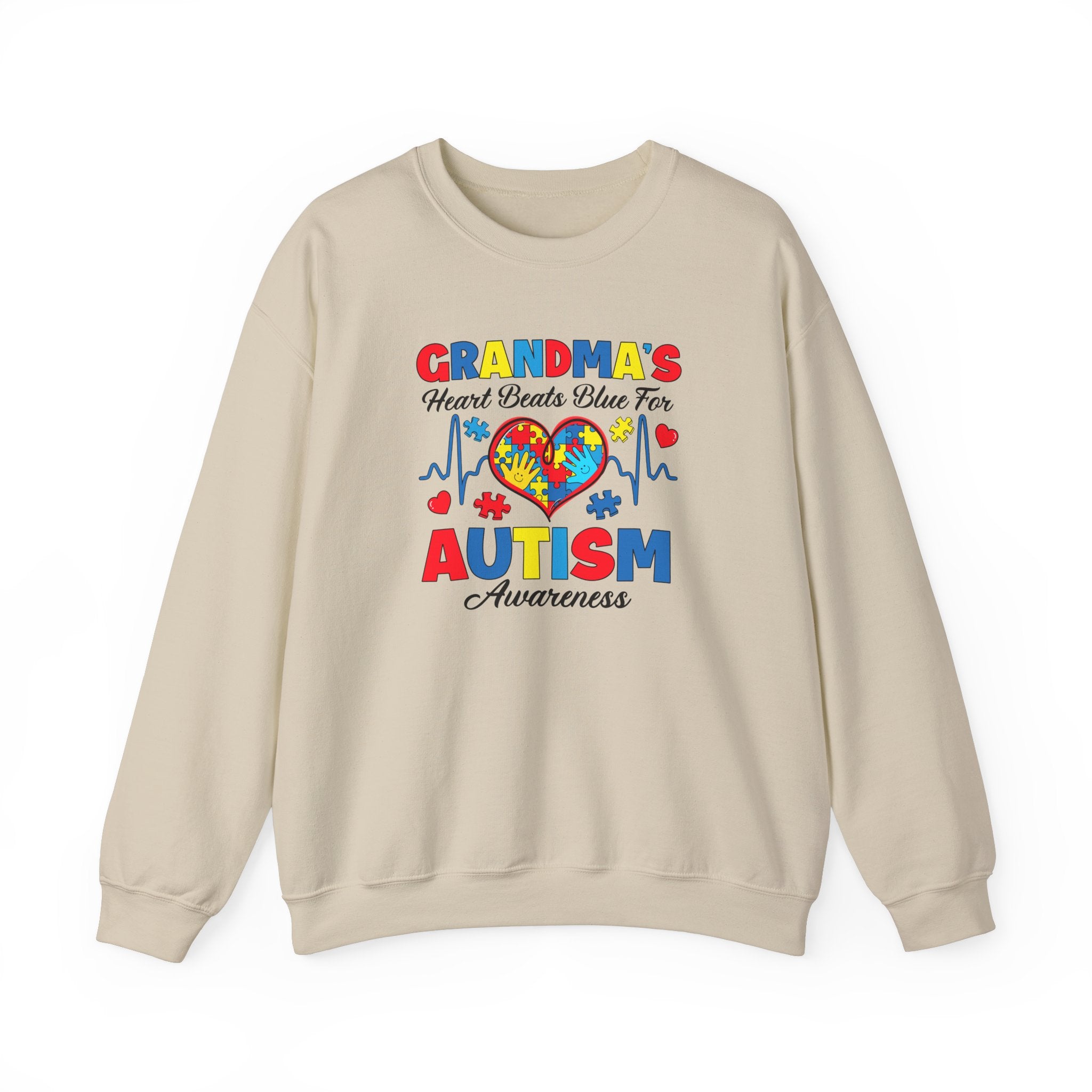 Grandma's Heart, Adult Crewneck Sweatshirt