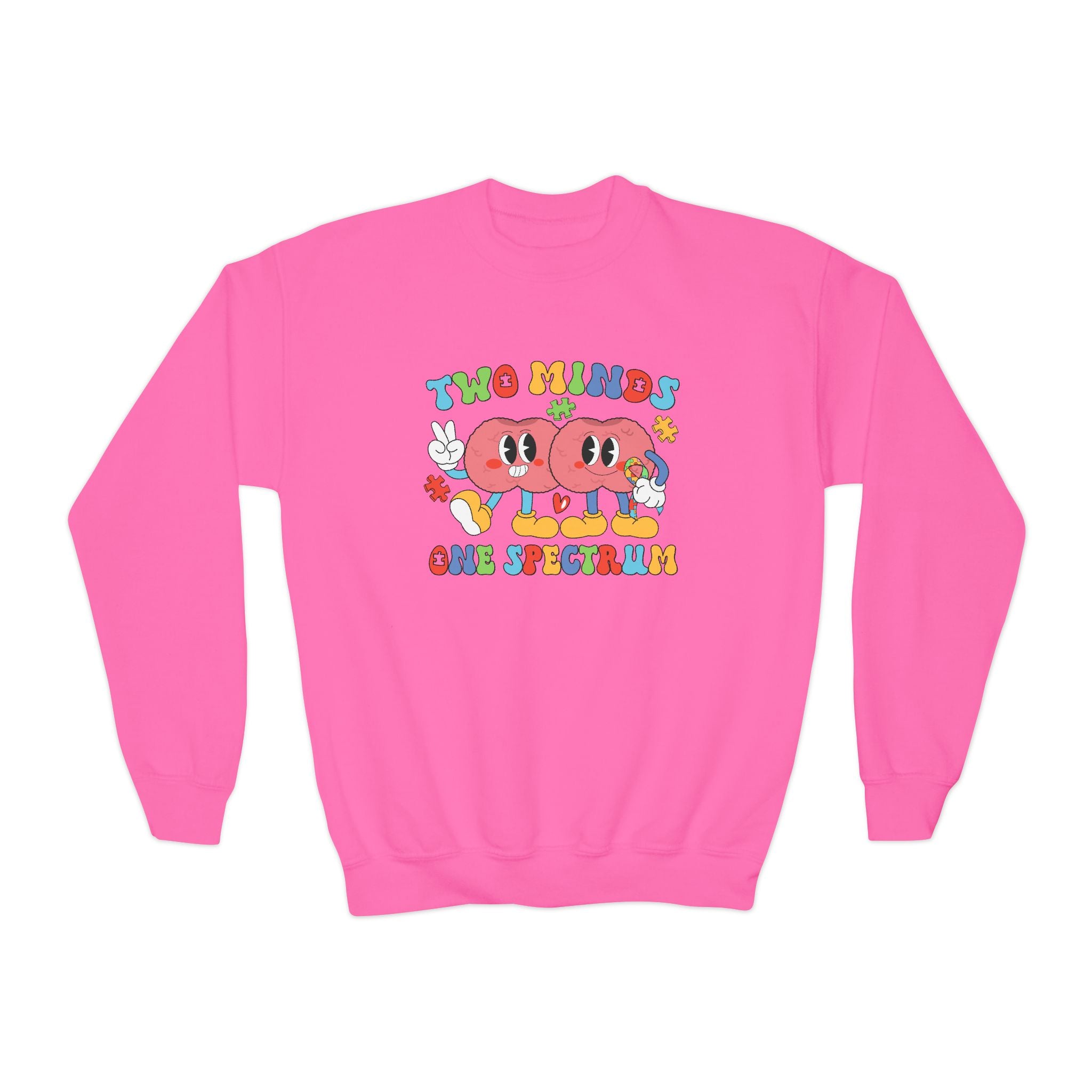 Two Minds One Spectrum, Youth Crewneck Sweatshirt