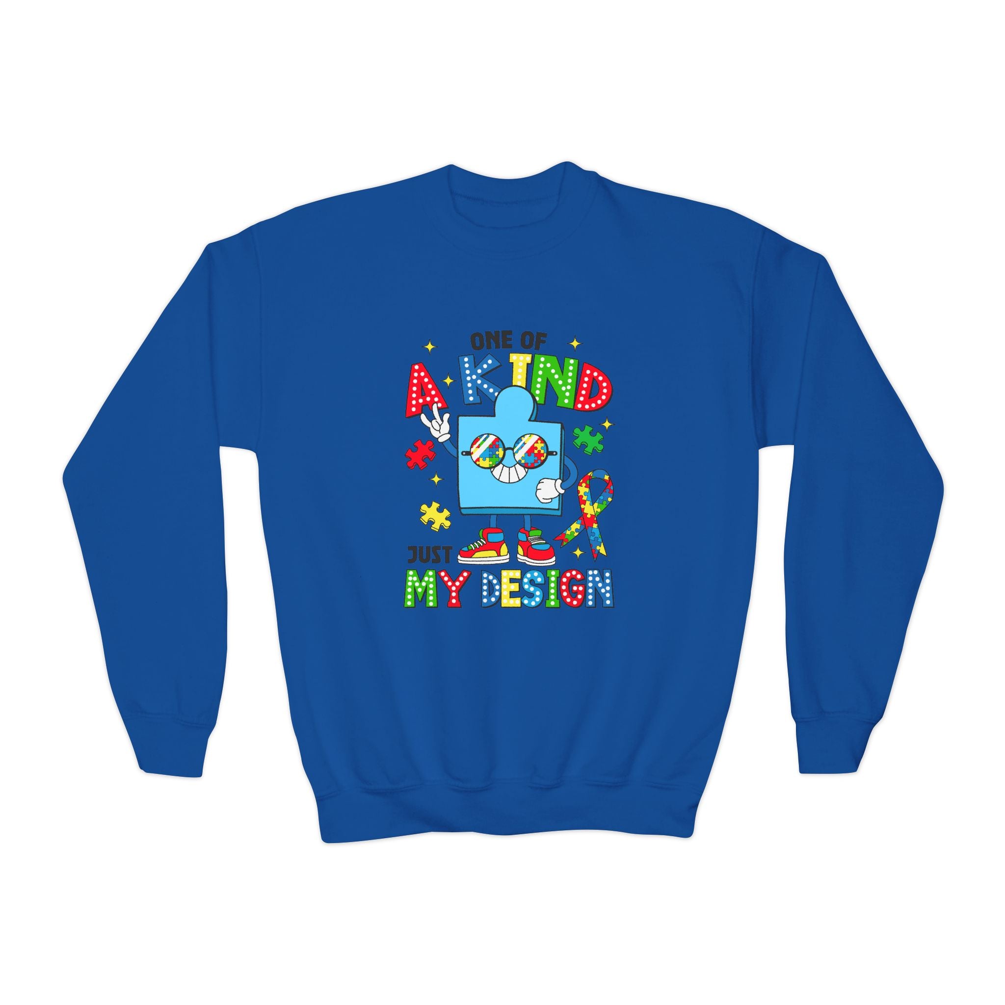 One of a Kind Just My Design, Unisex Children's Crewneck Sweatshirt