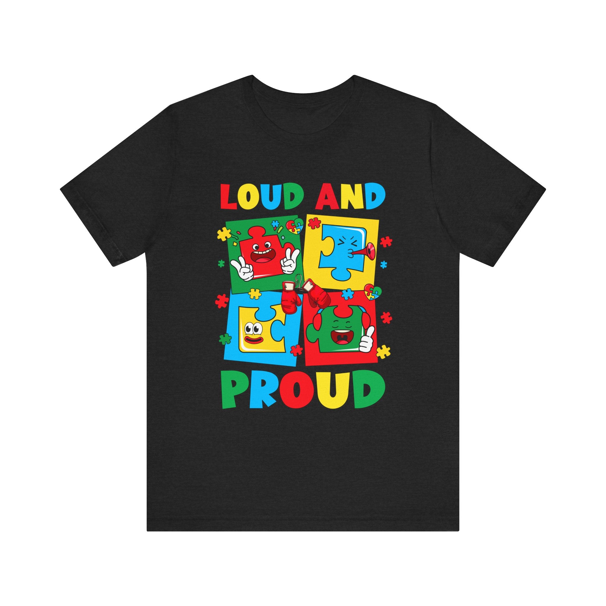 Loud & Proud, Autism Awareness, Adult Tshirt