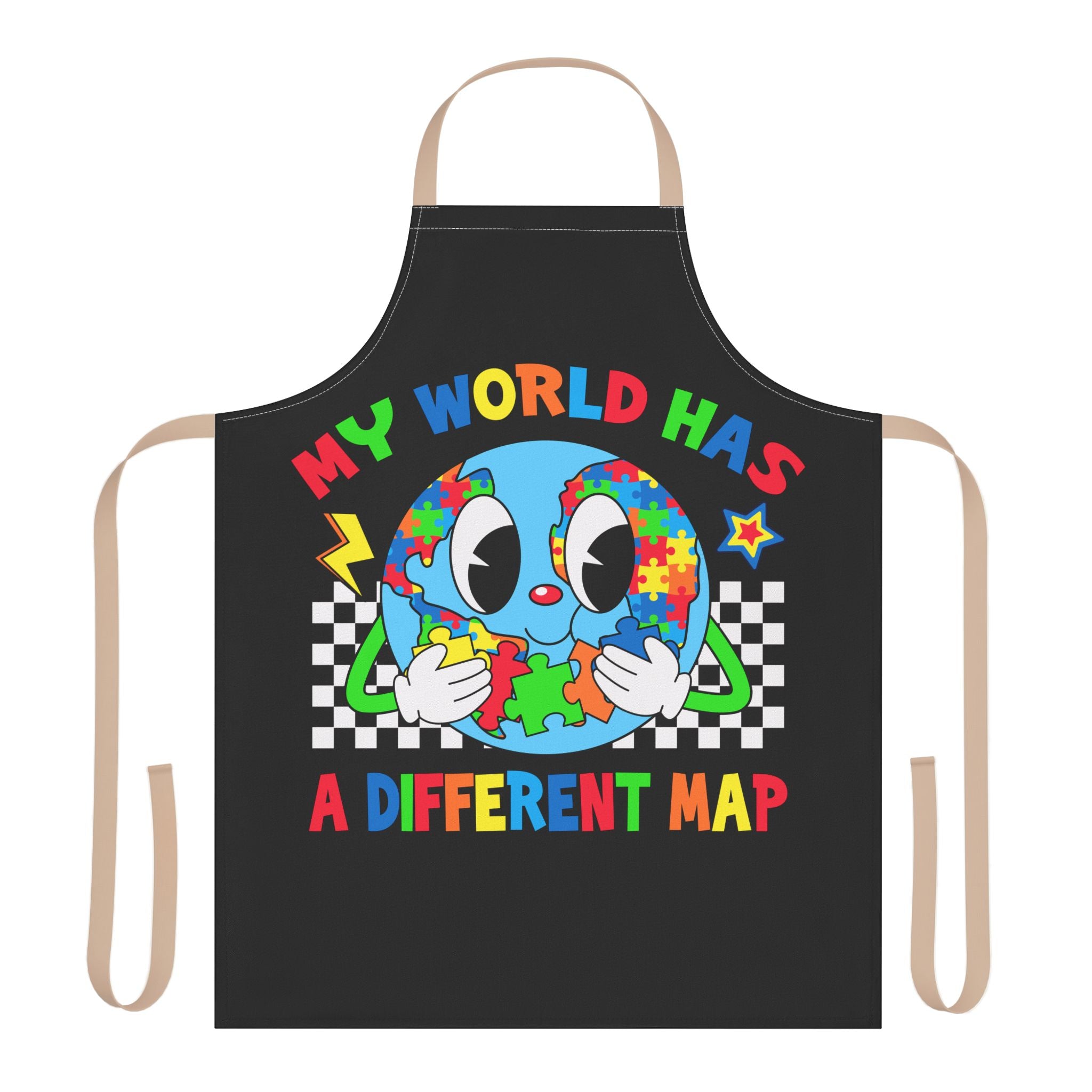 A Different Map Routine Love Apron