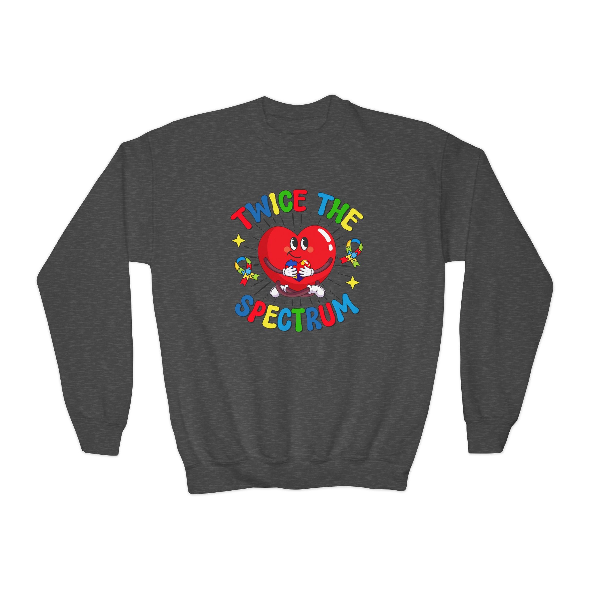 Twice The Spectrum, Youth Crewneck Sweatshirt