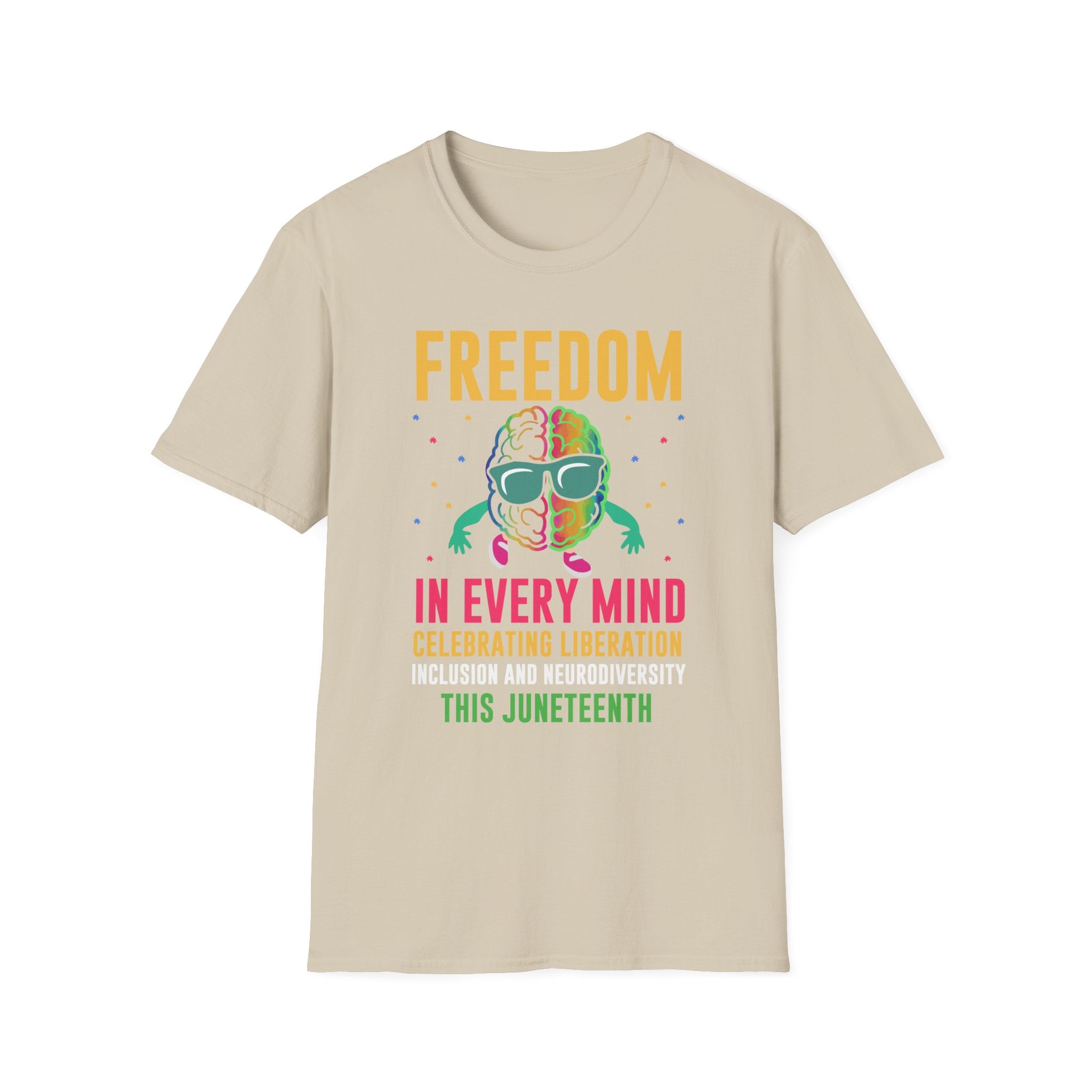 Freedom in Every mind Autism Awareness , Adult T-Shirt