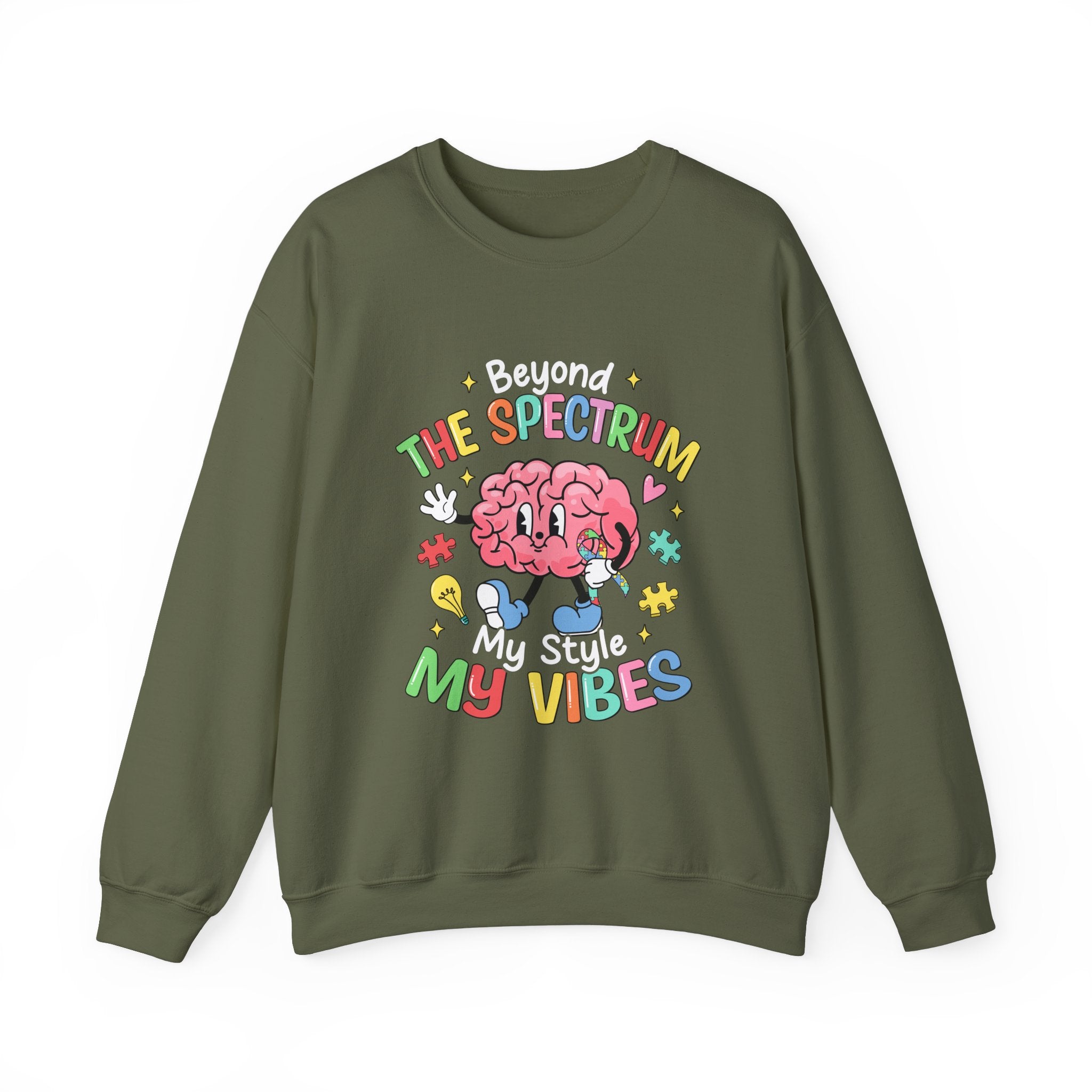 Beyond The Spectrum, Autism Pride Adult Sweatshirt