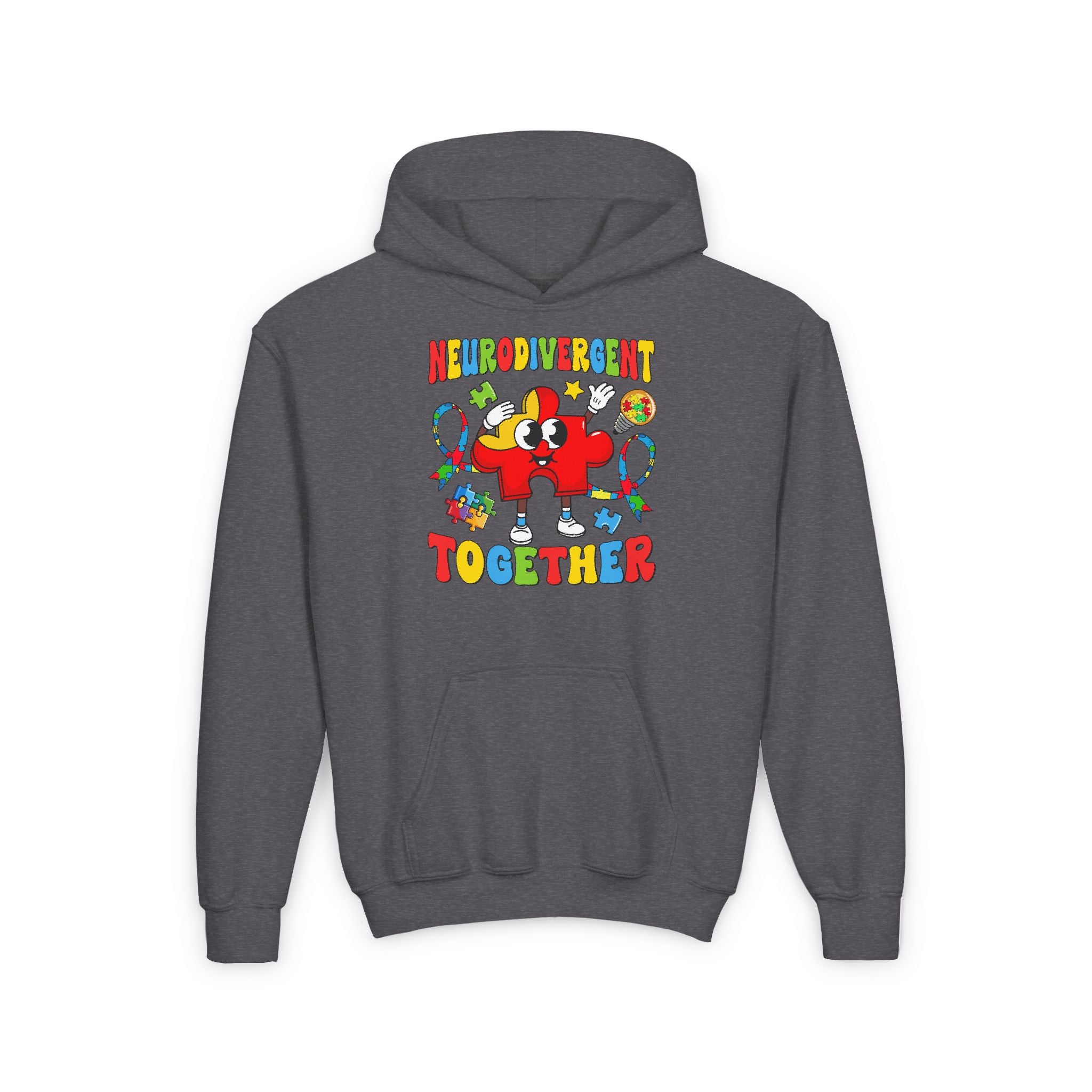 Neurodivergent Together, Youth Hoodie