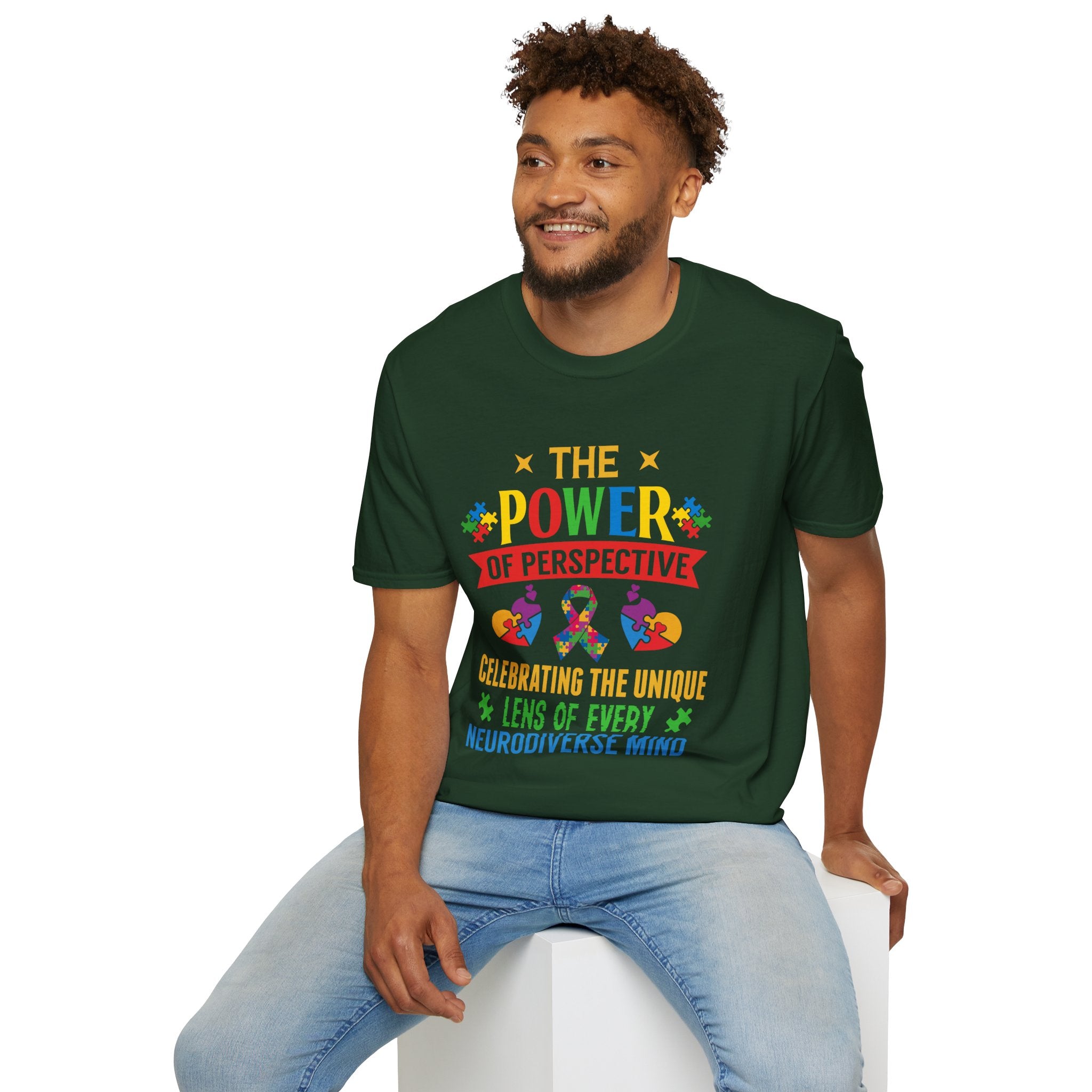 The power Autism Awareness , Adult T-Shirt