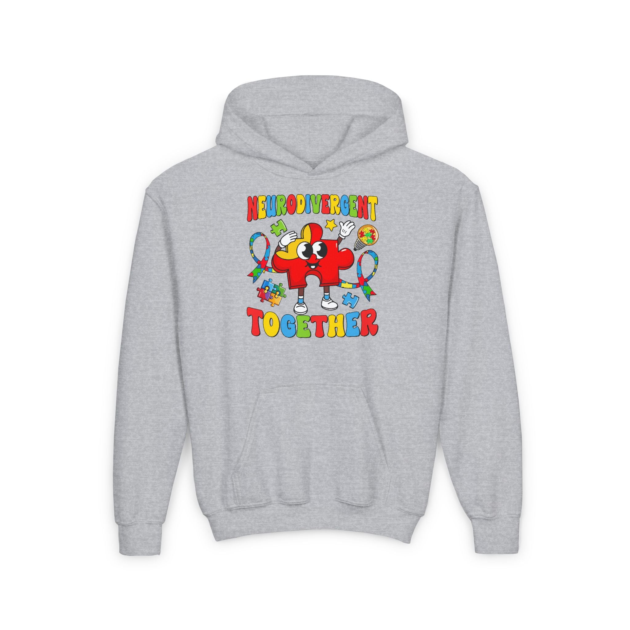 Neurodivergent Together, Youth Hoodie