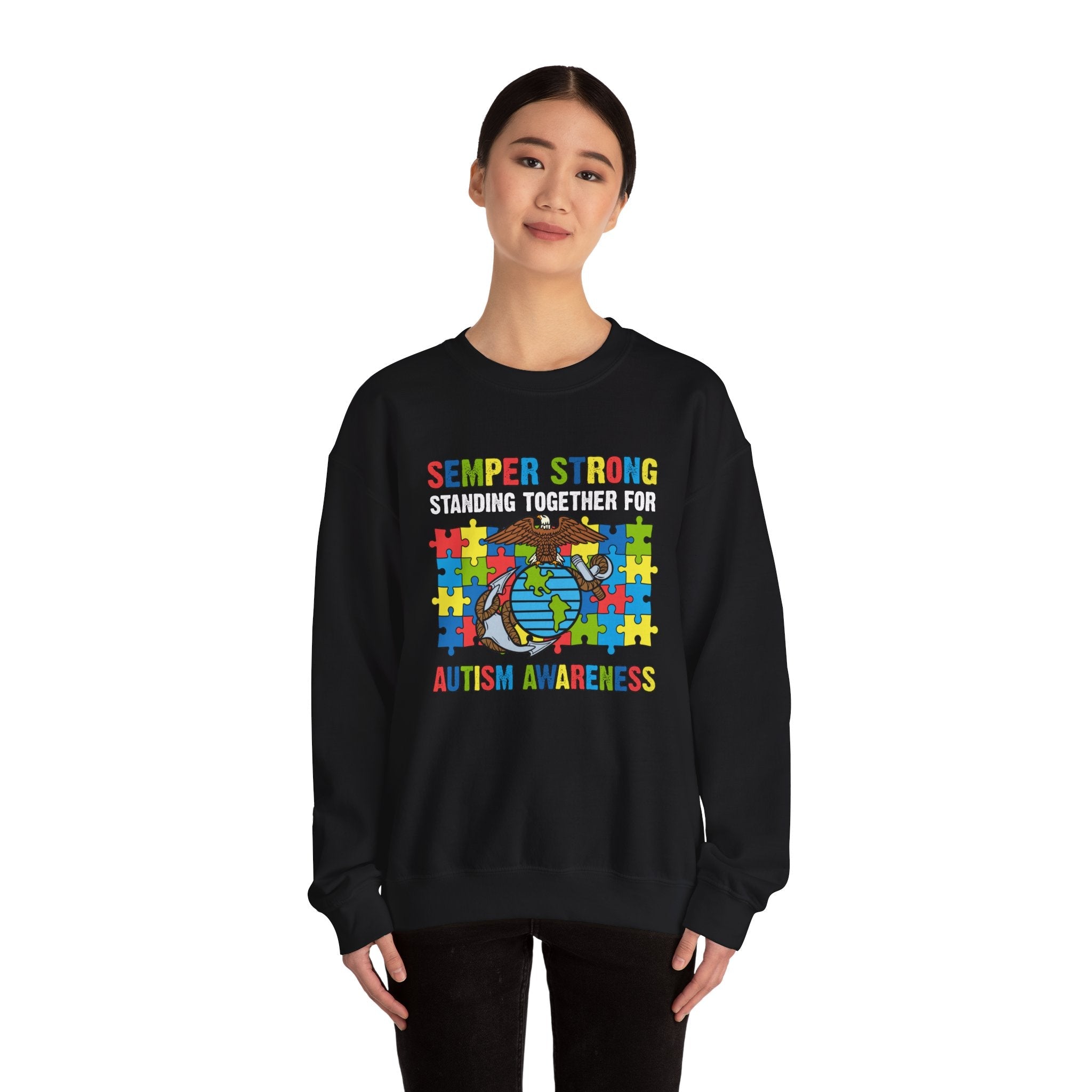 "Semper Strong Autism Awareness Sweatshirt