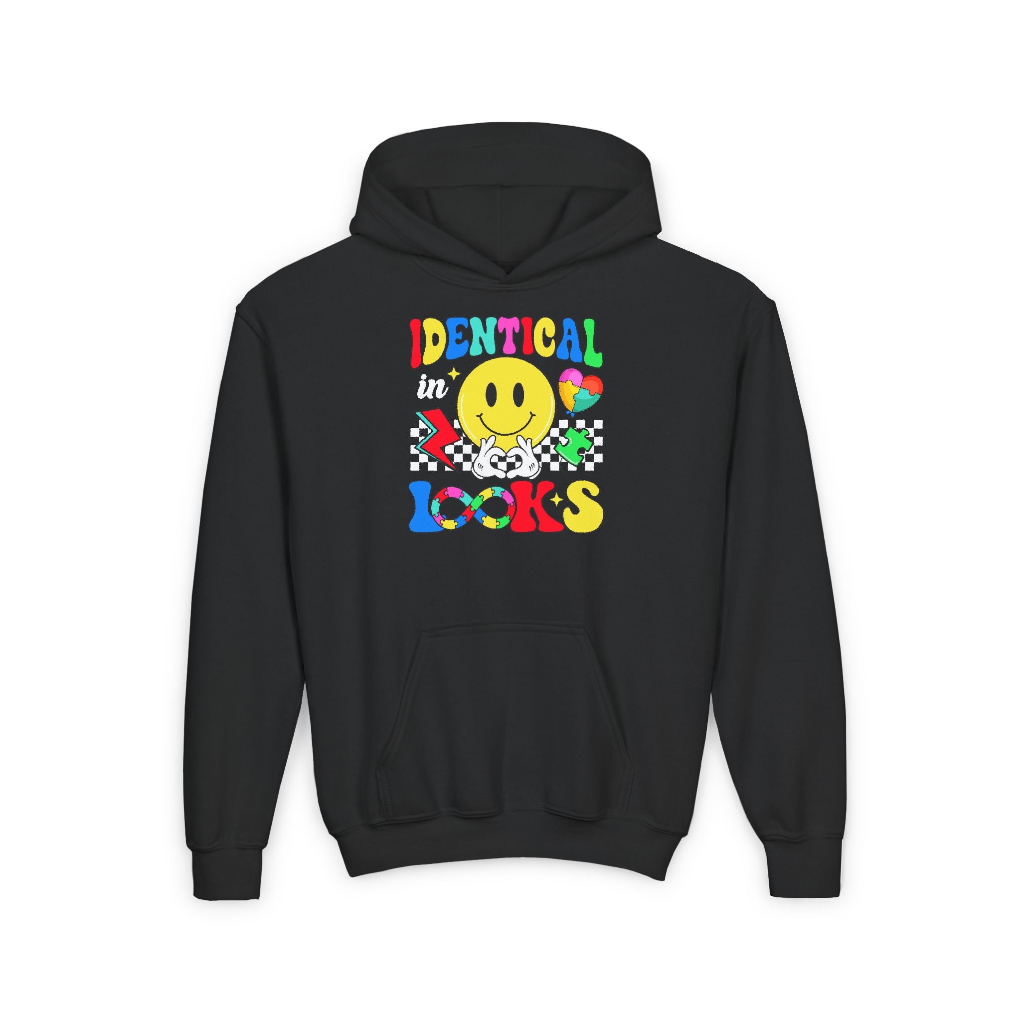 Identical in Looks, Autism Awareness Youth Hoodie