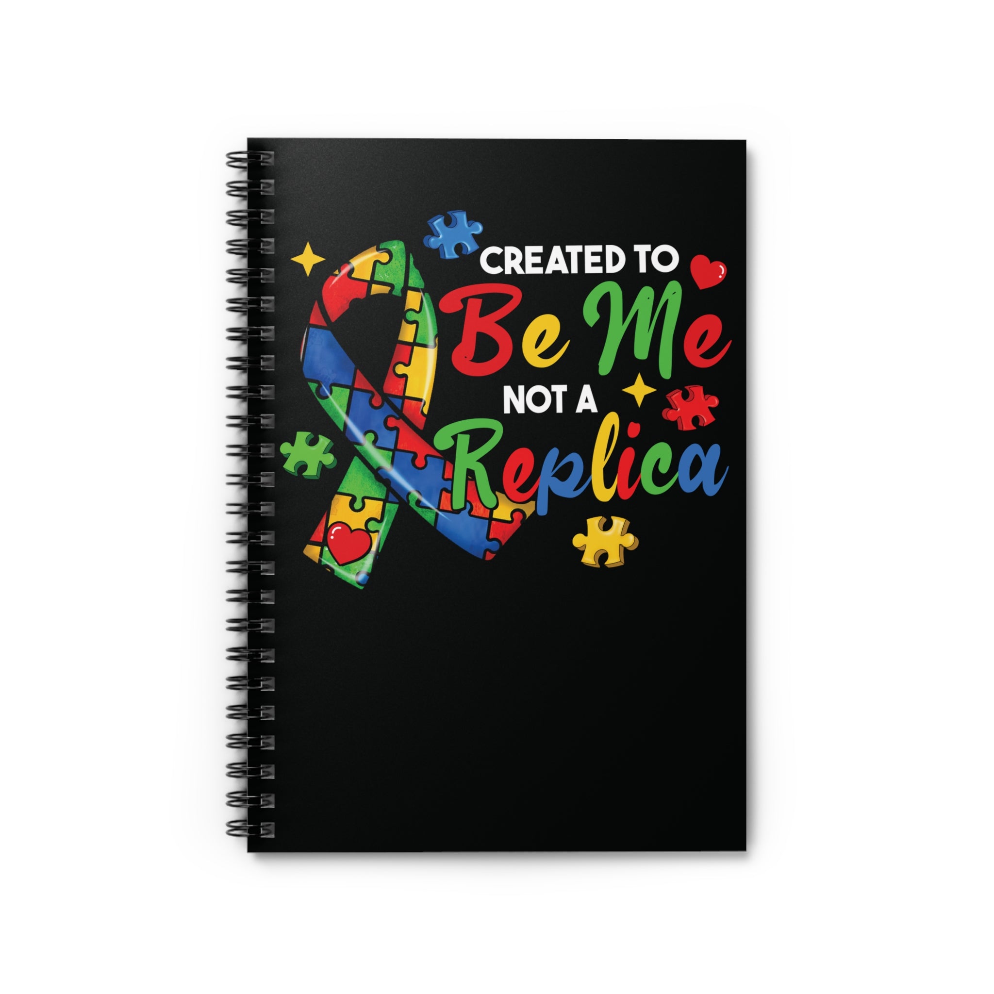 Be Me Not A Replica Spiral Notebook - Ruled Line