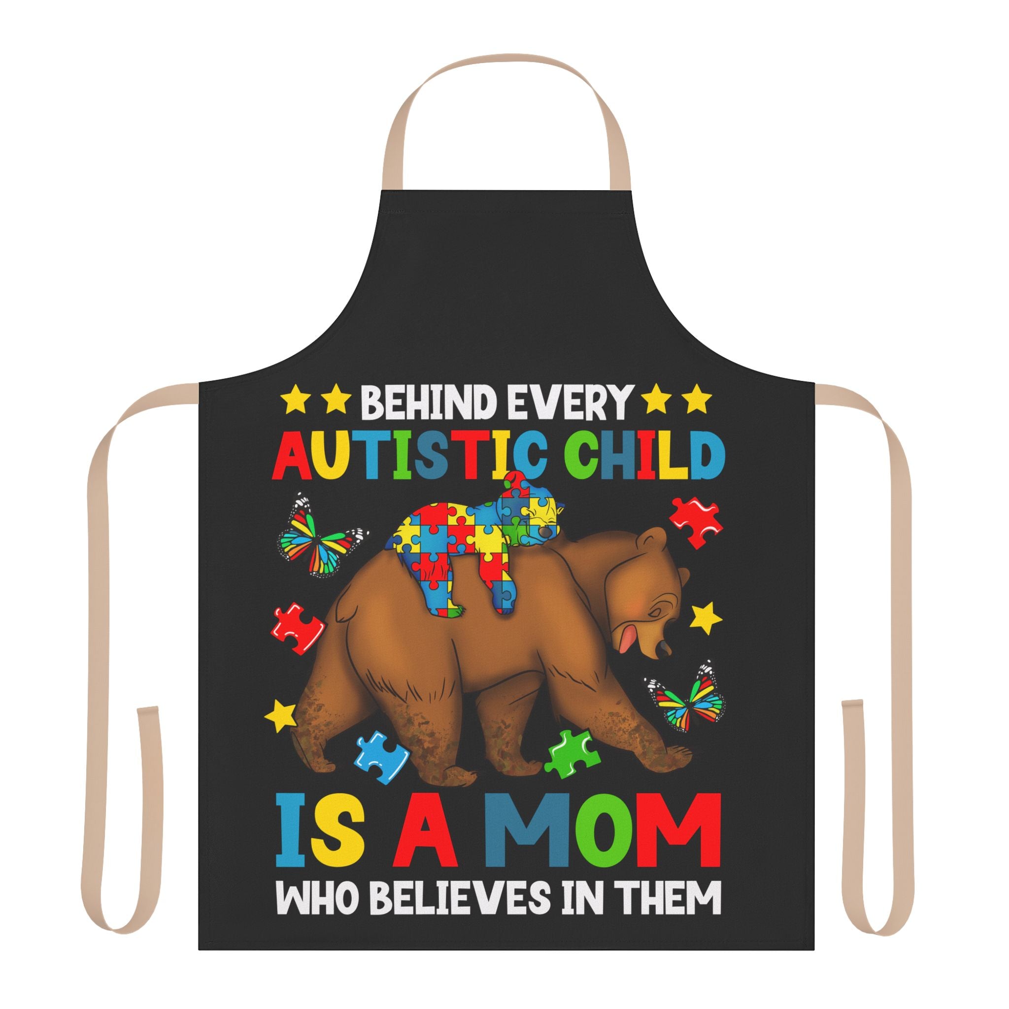 Behind Every Autistic Child Is a Mom Routine Love Apron