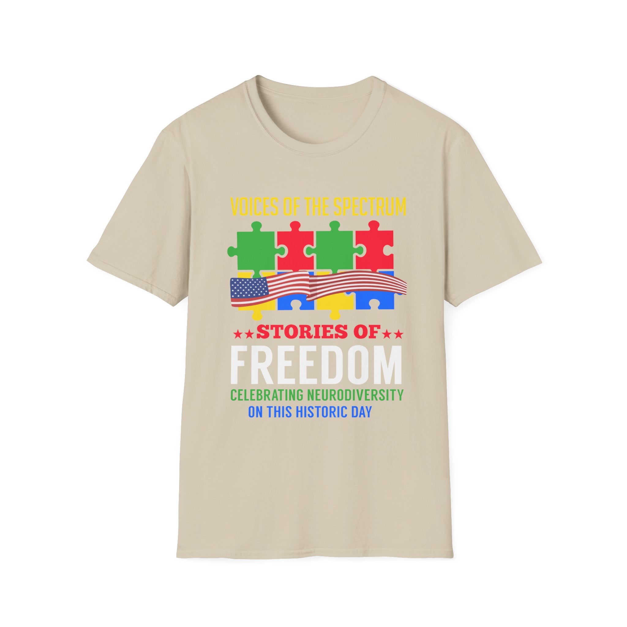 Voices of spectrum Autism Awareness , Adult T-Shirt