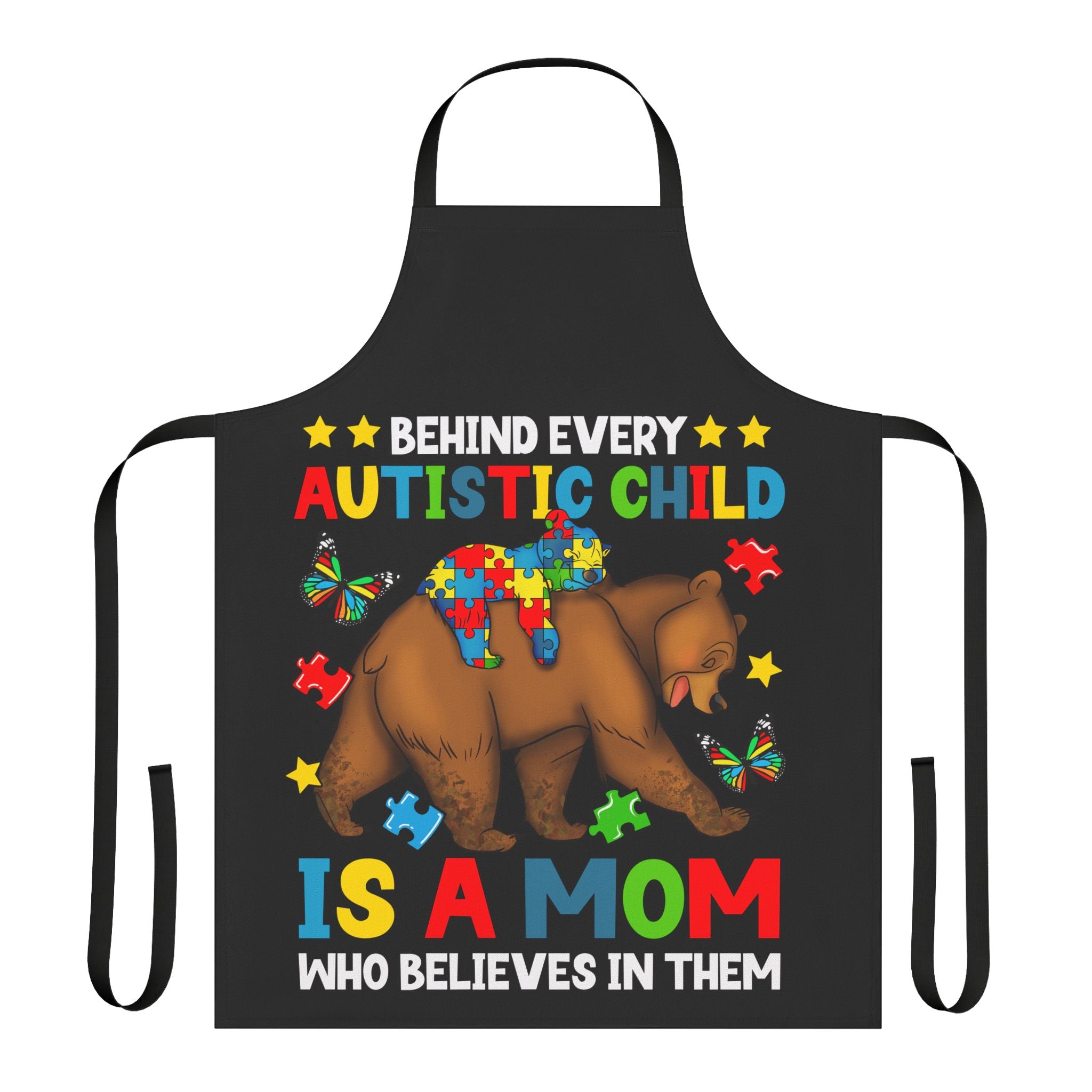 Behind Every Autistic Child Is a Mom Routine Love Apron