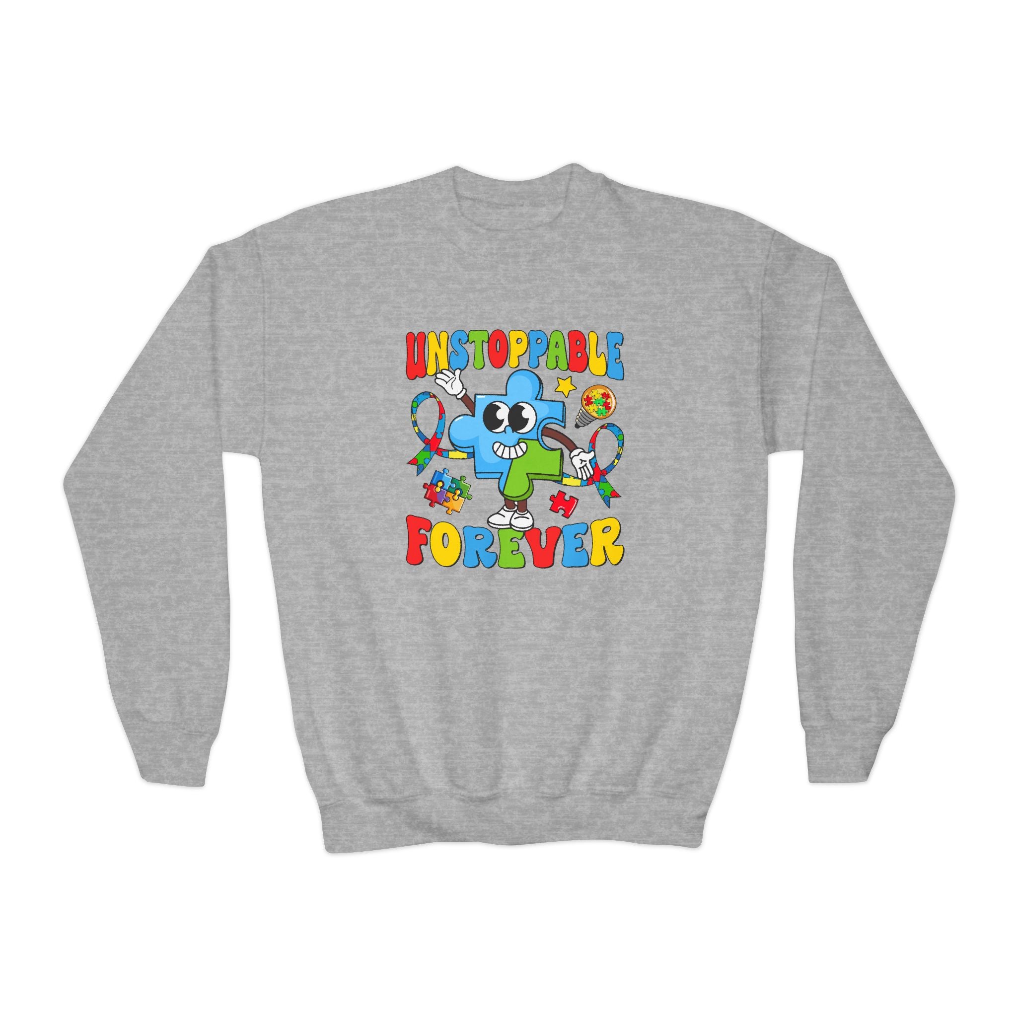 Unstoppable Forever, Youth Crewneck Sweatshirt