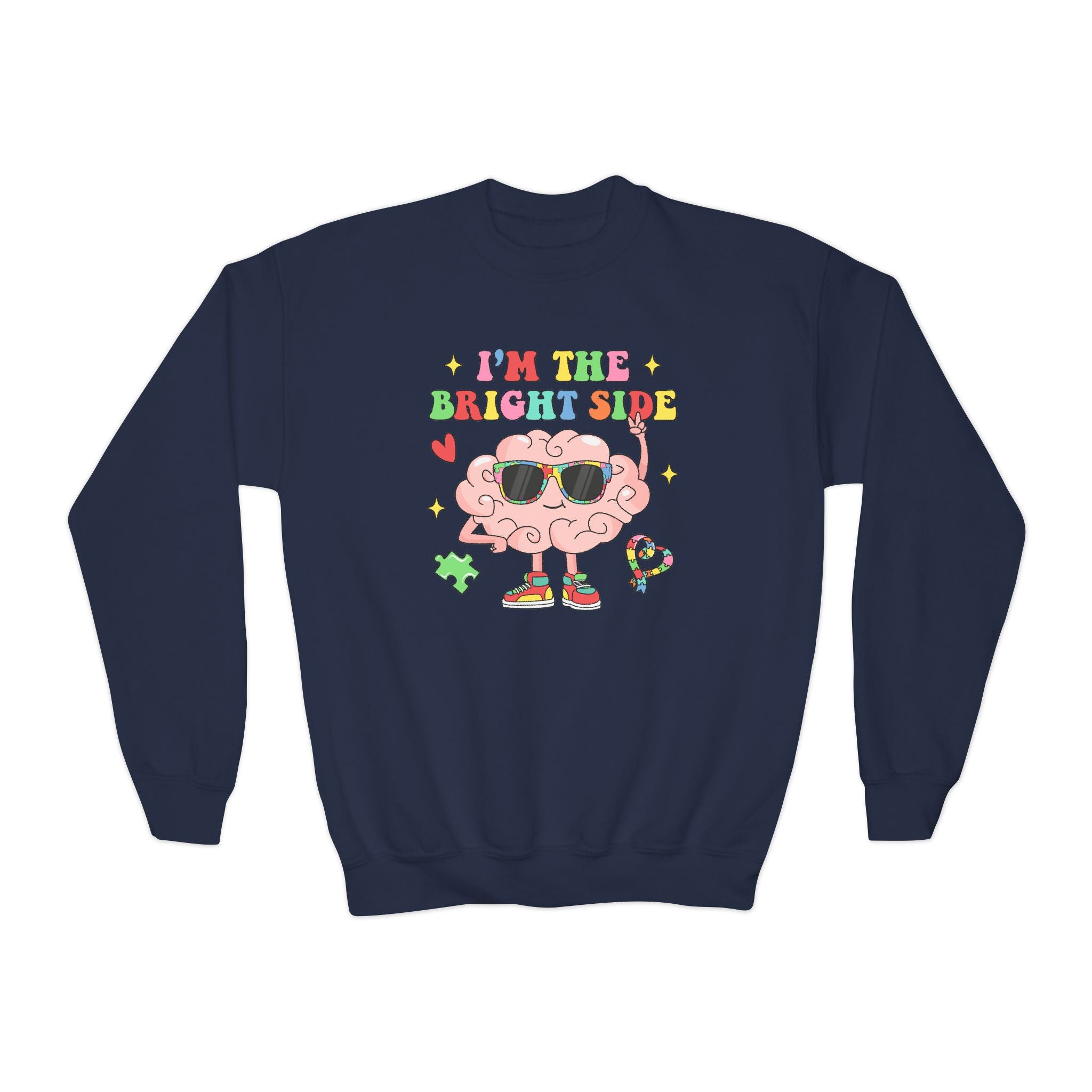 I Am The Bright Side, Youth Crewneck Sweatshirt