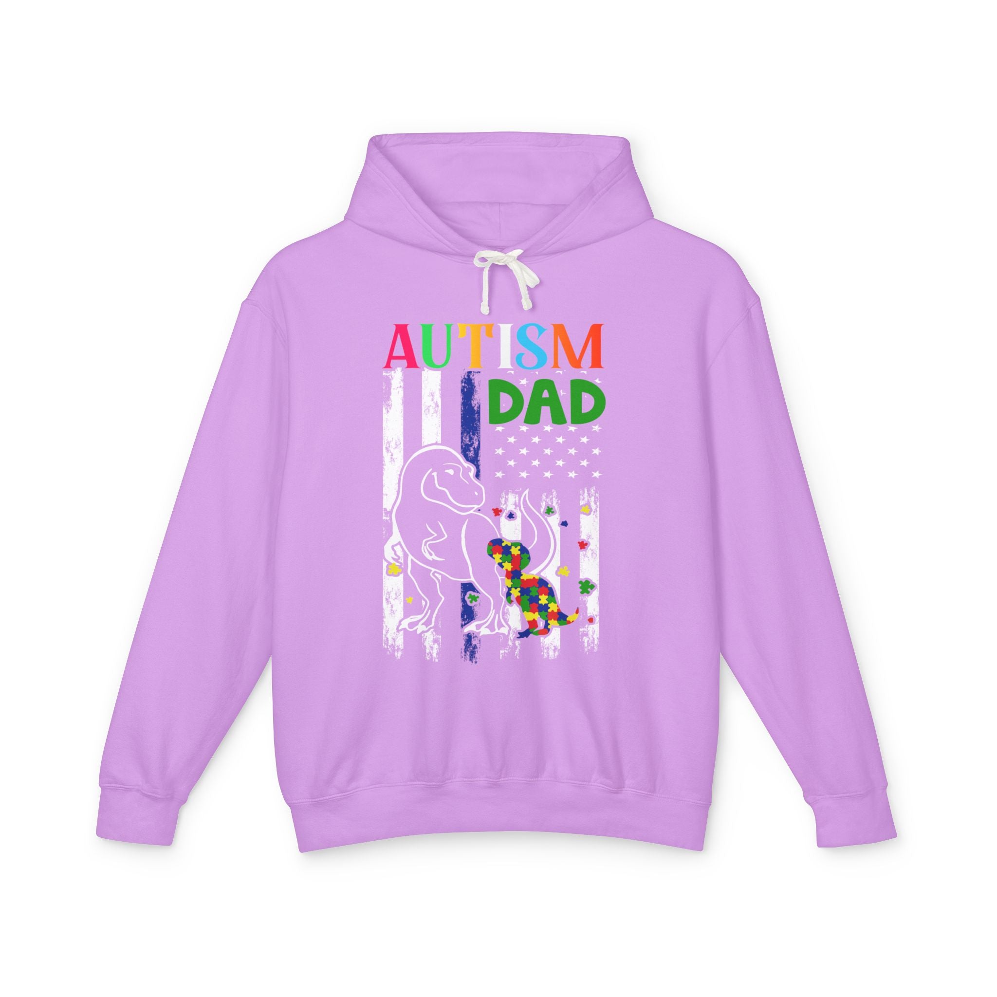 Proud Autism Dad, Autism Awareness Adult Hoodie