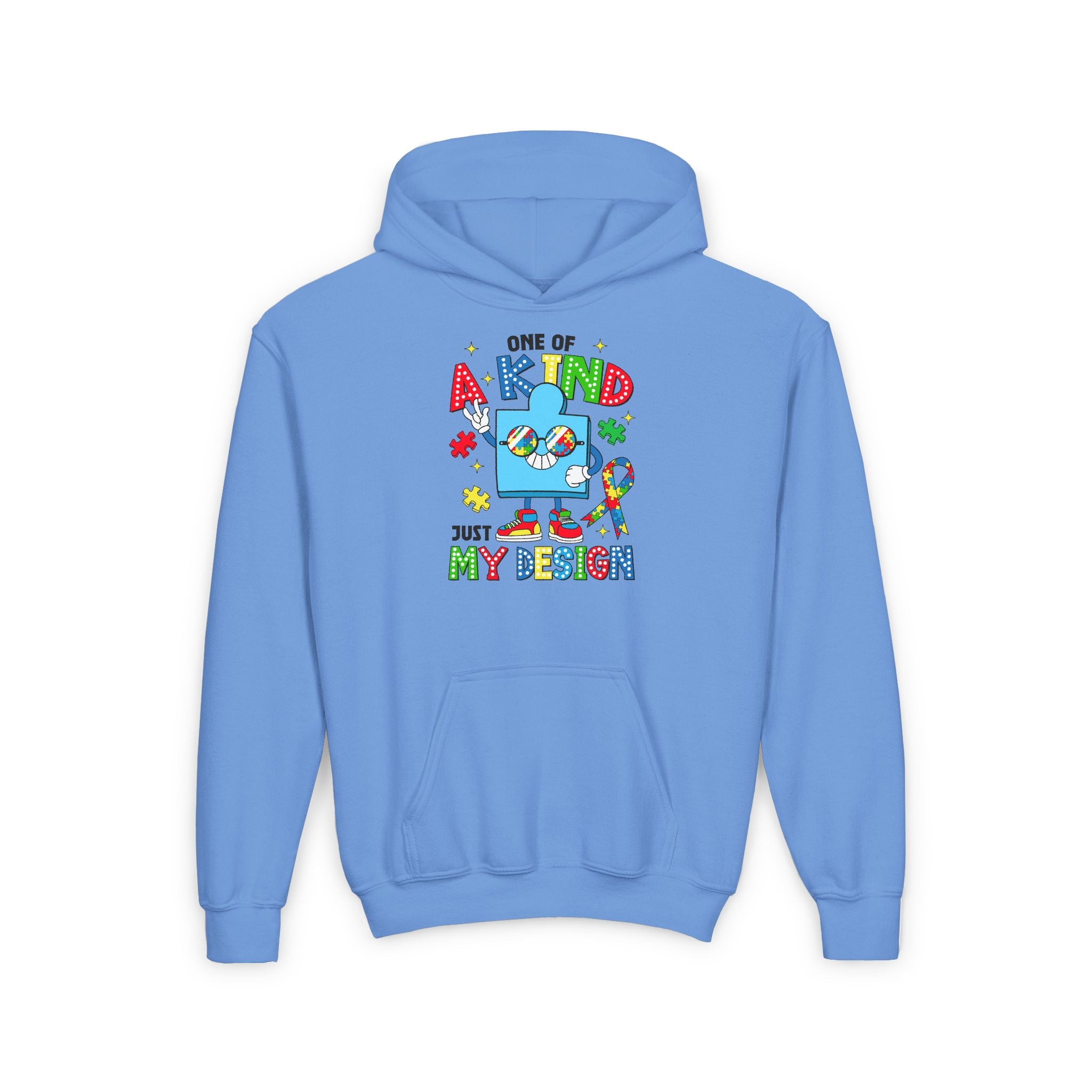 One of a Kind Just My Design, Autism Awareness Youth Hoodie