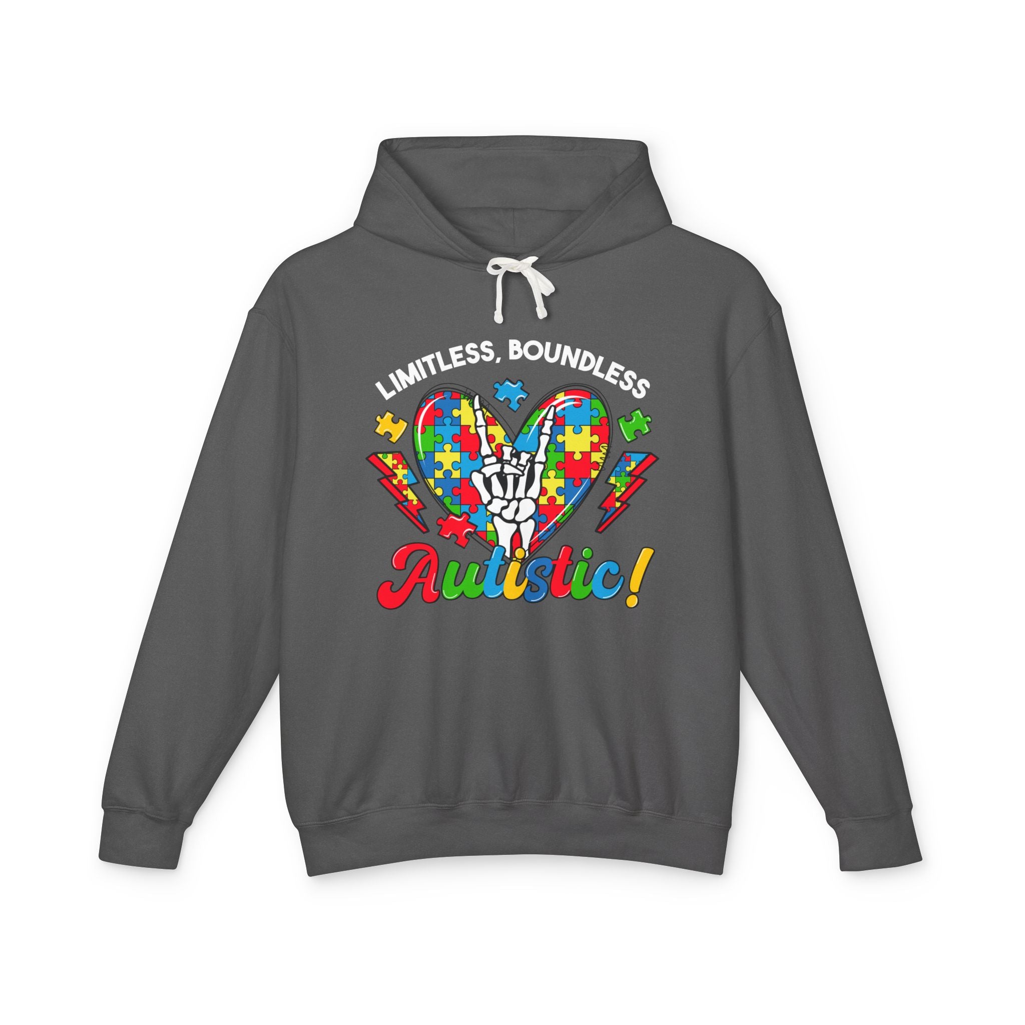 Limitless,Boundless Autistic, Autism Awareness Adult Hoodie