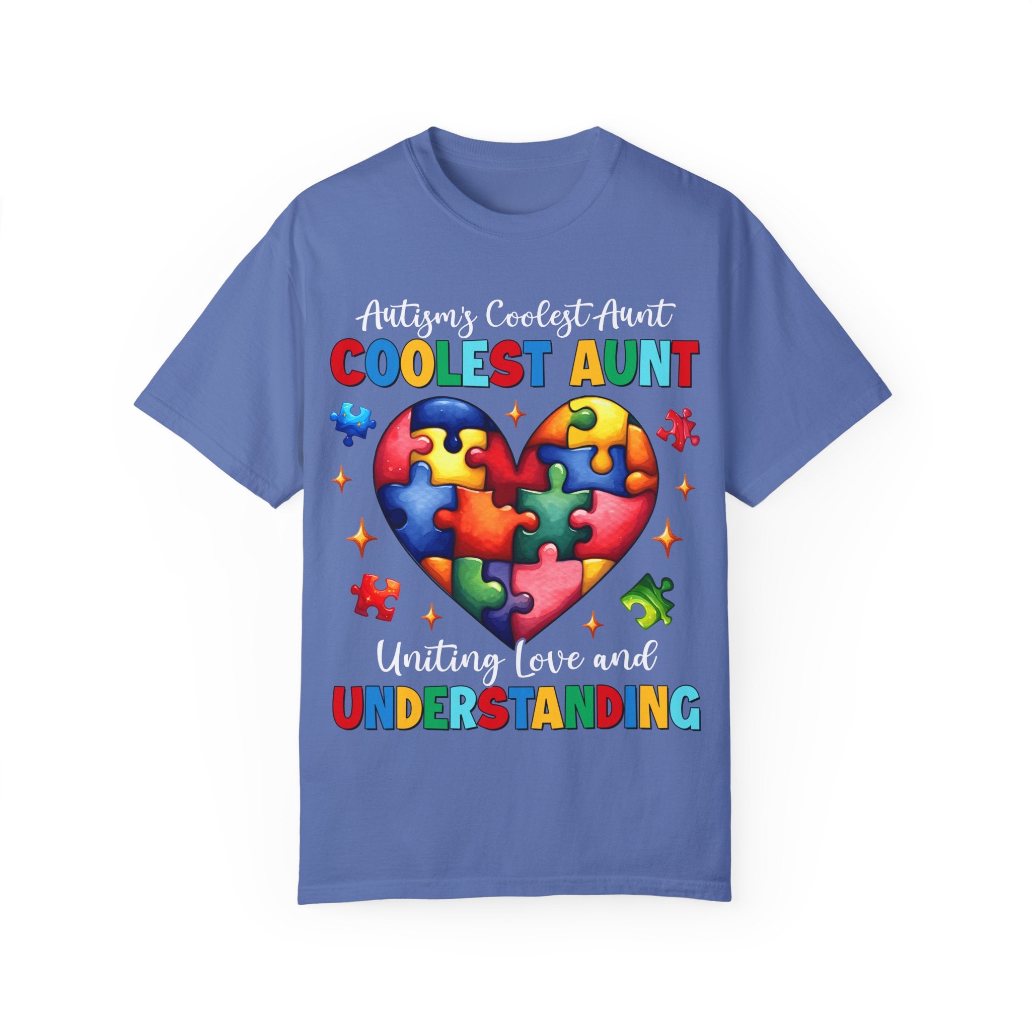 Autism’s Coolest Auntie Adult T-Shirt | Autism Awareness for Aunts, Sisters & Family